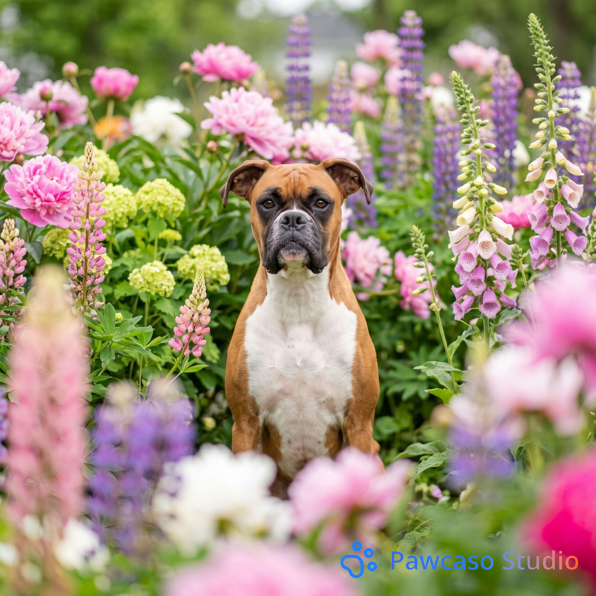 Honey's Flower Garden portrait