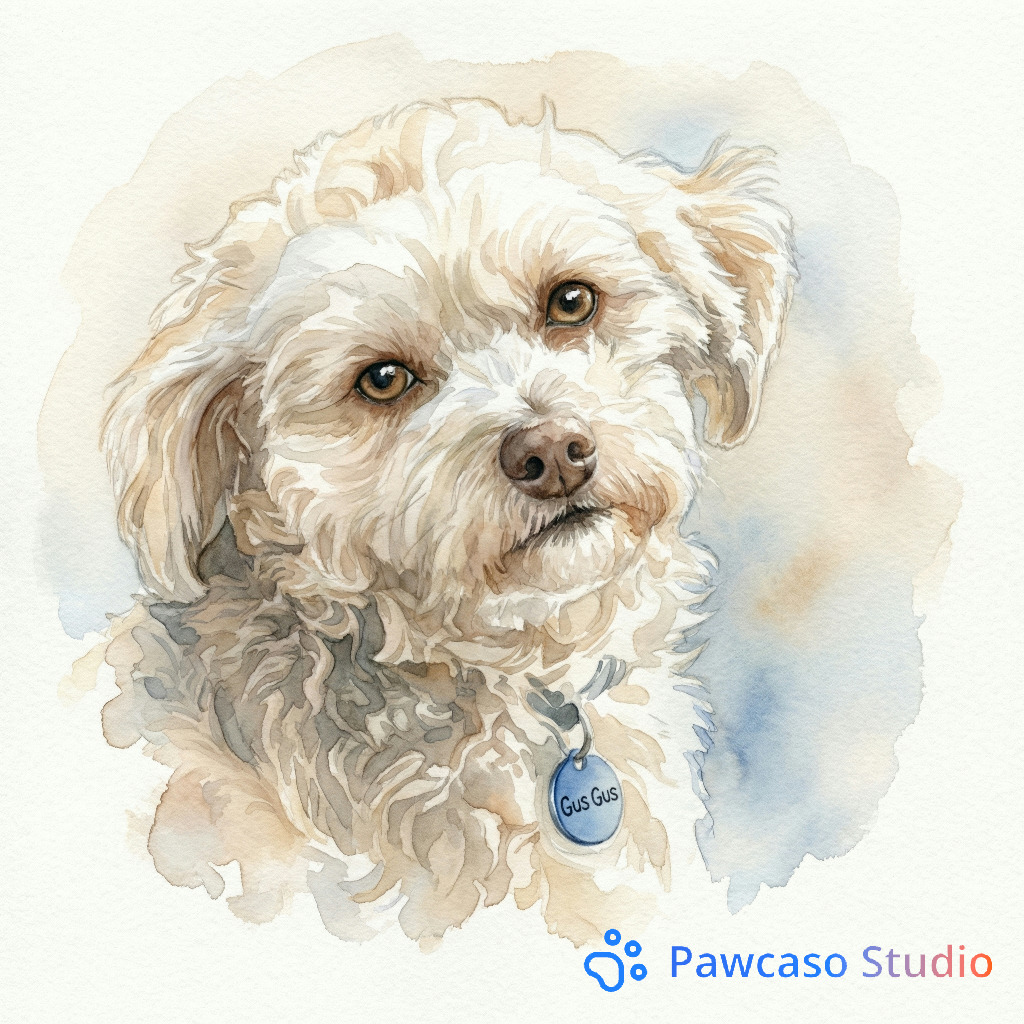 Gus's Watercolor portrait