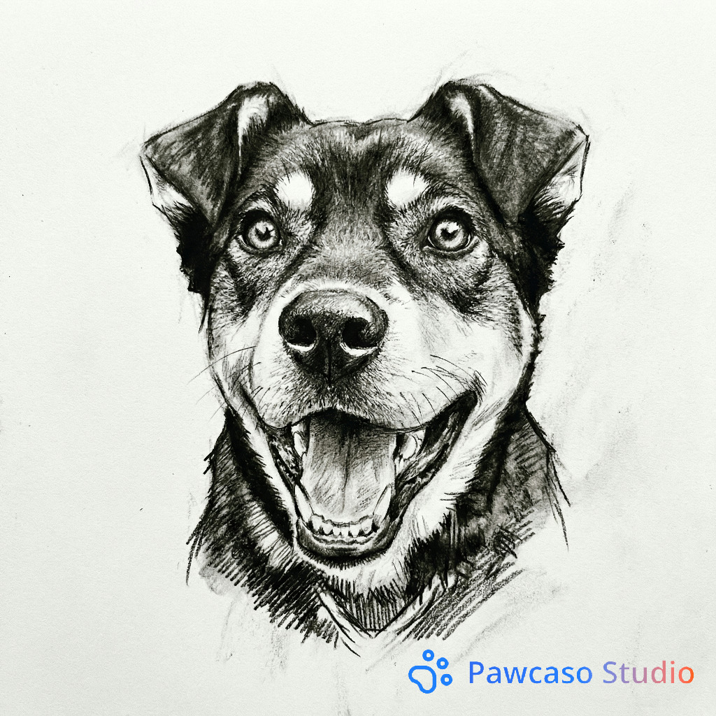Sky's Charcoal portrait