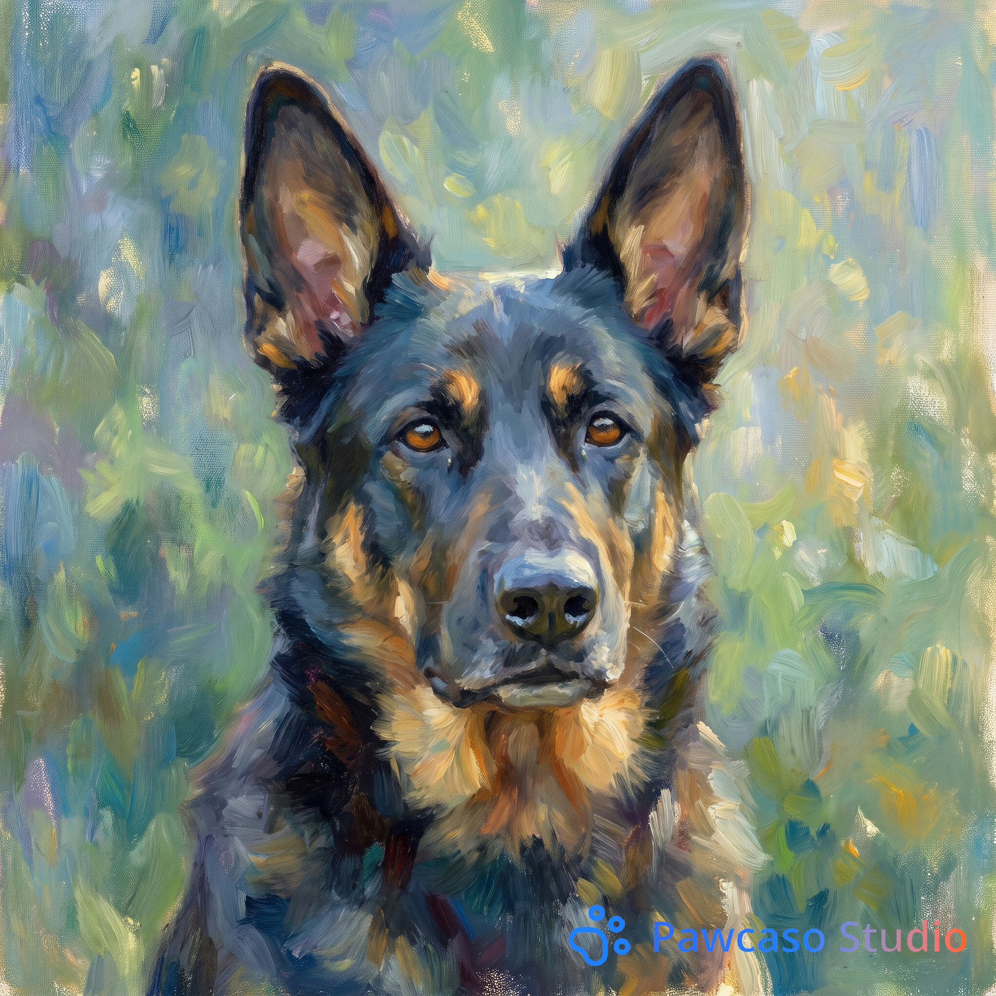 Bonnie & Clyde's Monet portrait