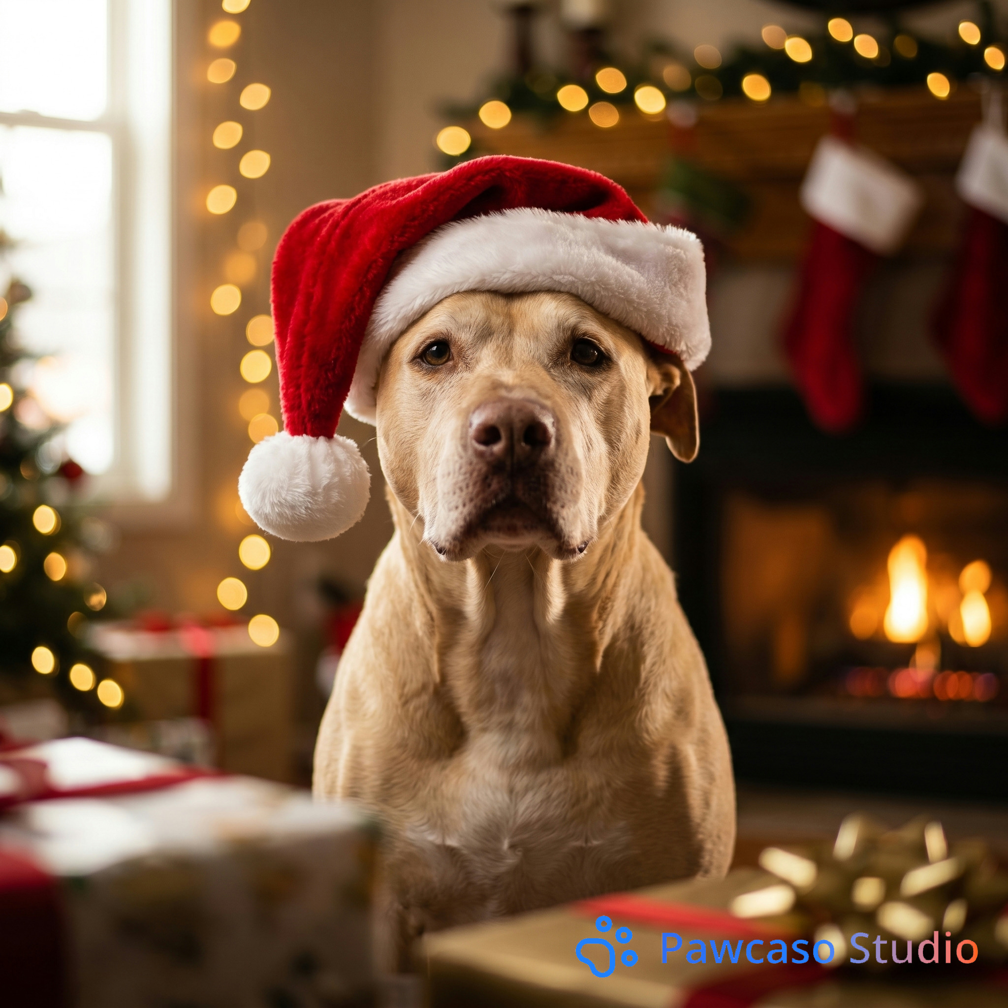 Don's Christmas Santa Hat portrait