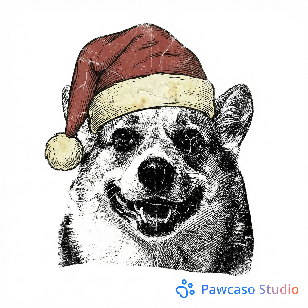 Haku's Abstract Christmas Sketch portrait