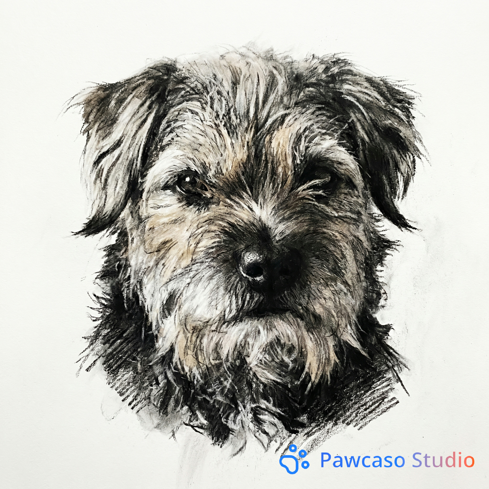 Ted's Charcoal portrait