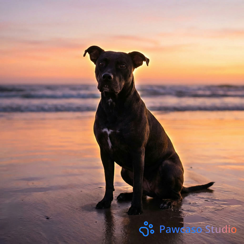 LUNA's Beach Sunset portrait