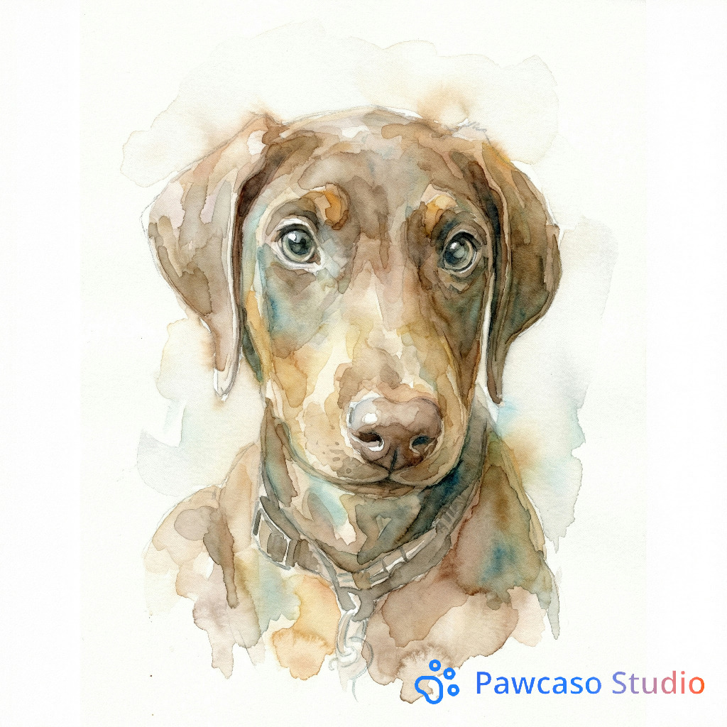Rodrigo's Watercolor portrait
