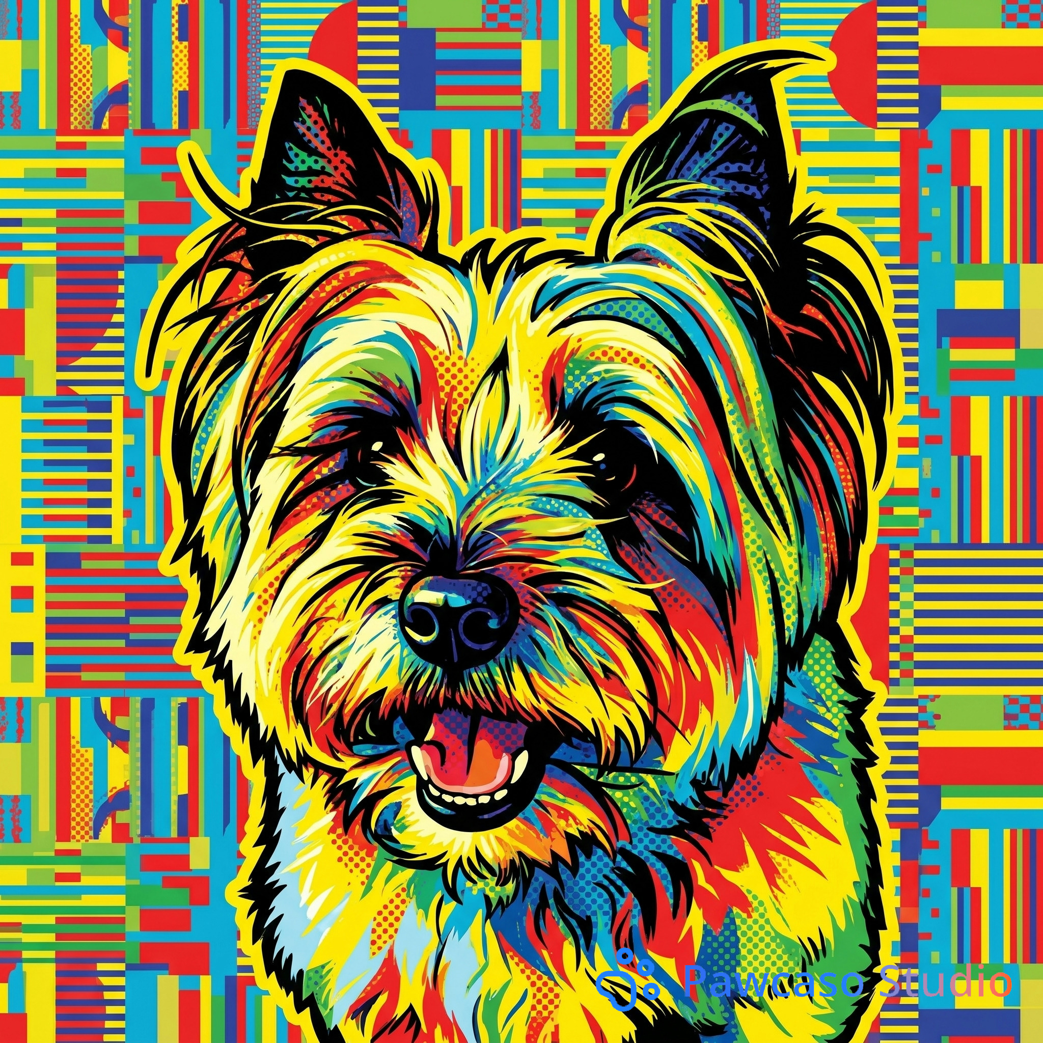 Gracie's Warhol portrait