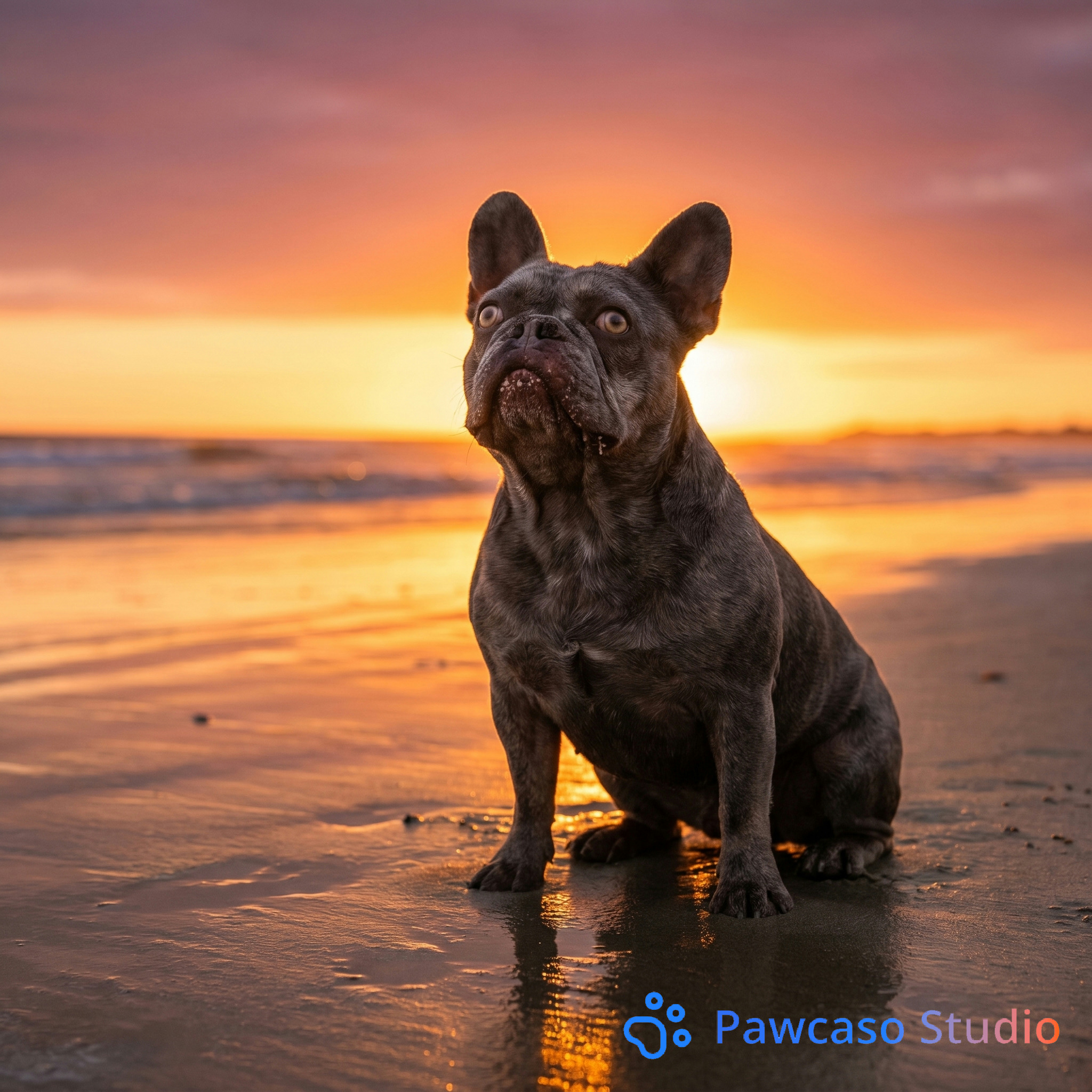 Benny's Beach Sunset portrait