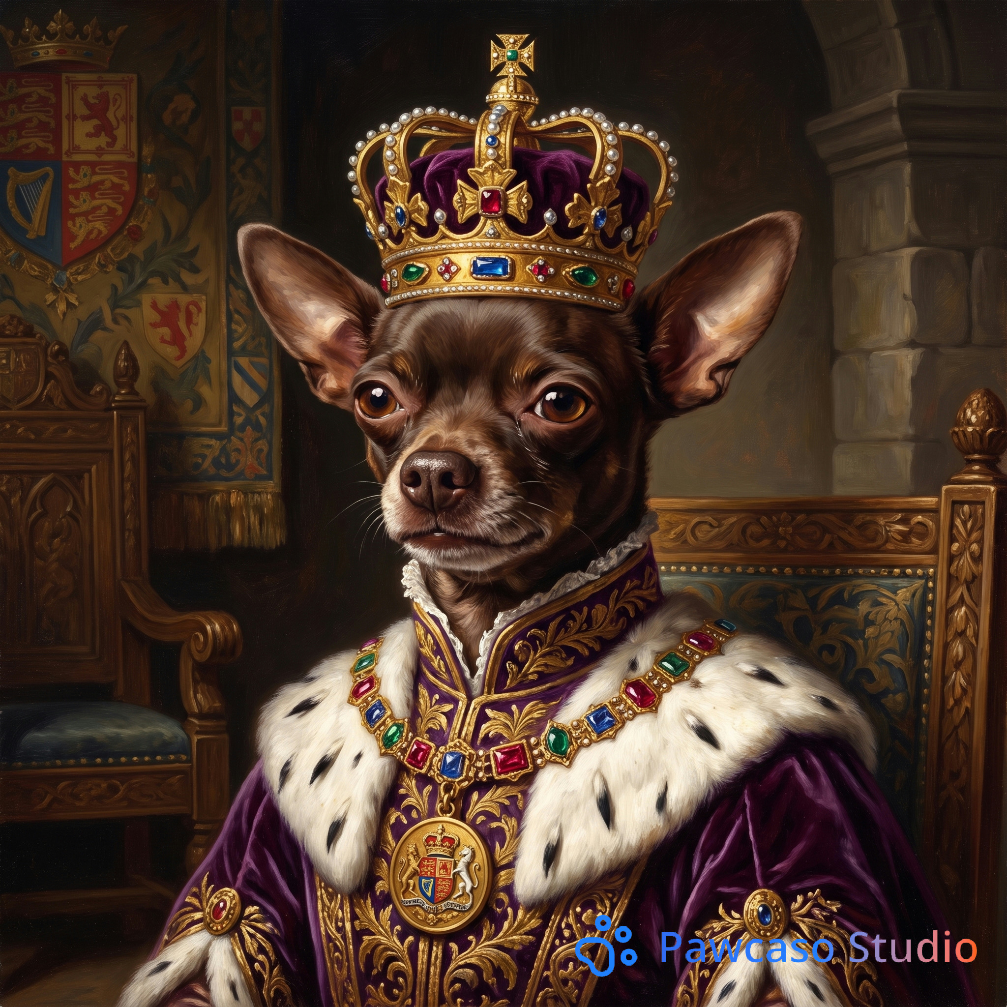 Rudy's Royal portrait