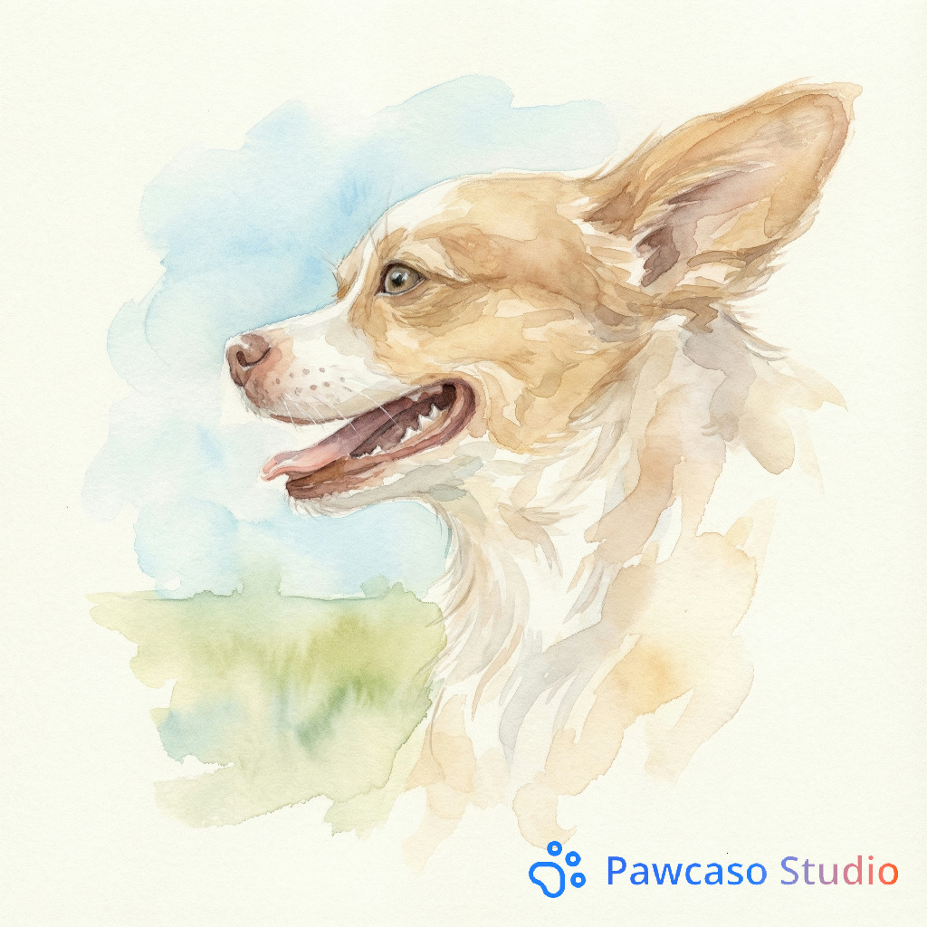 Beau's Watercolor portrait