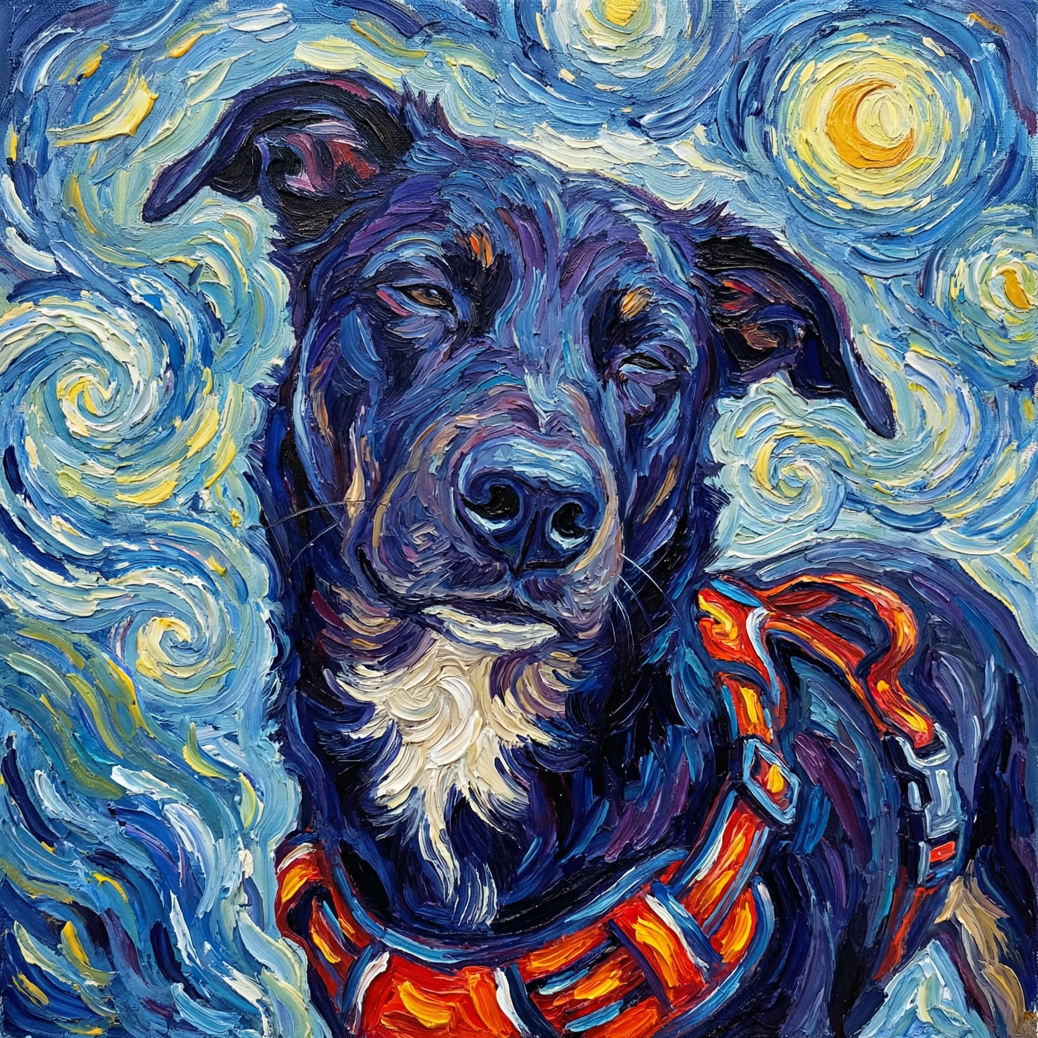 Willow's Van Gogh portrait