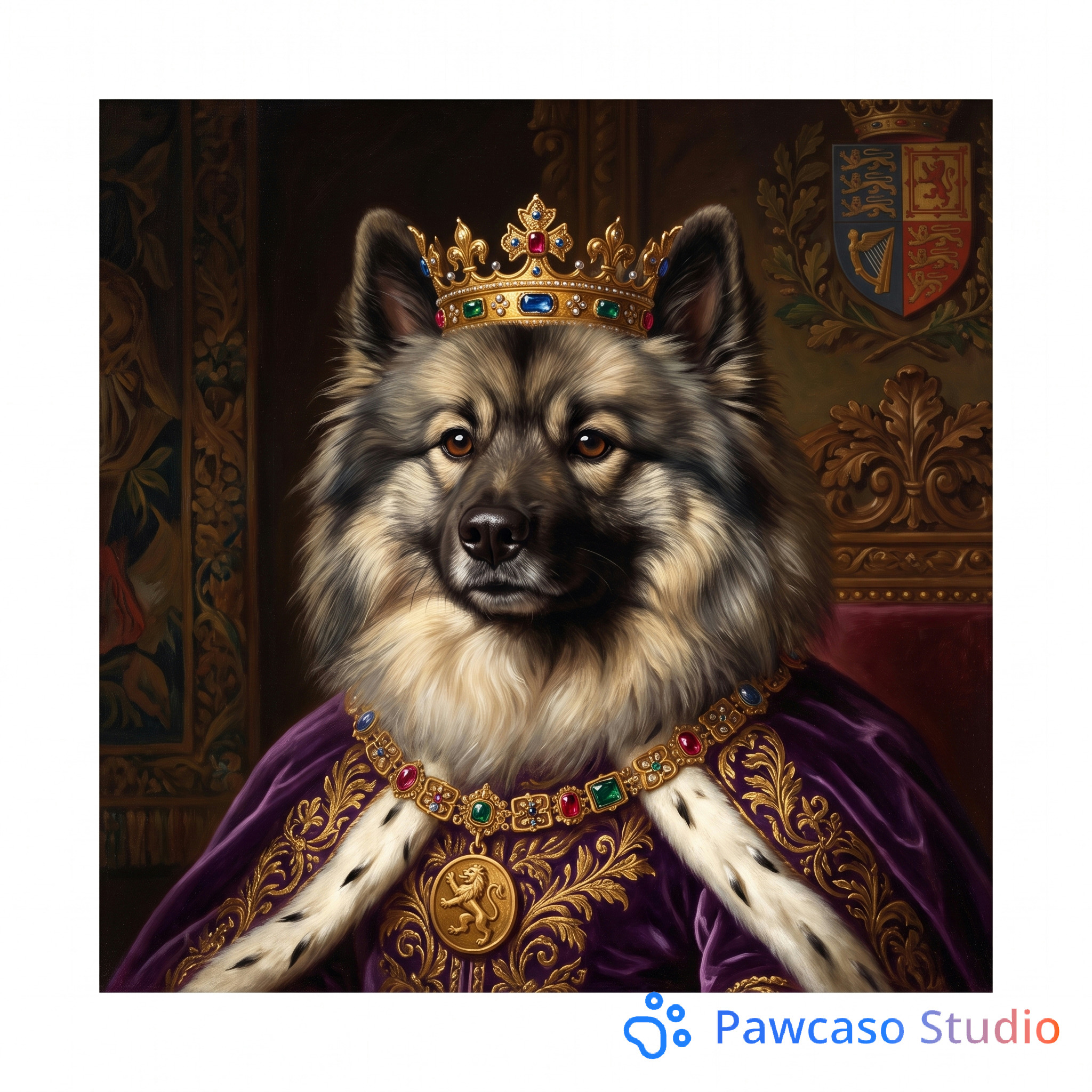 Mishka's Royal portrait