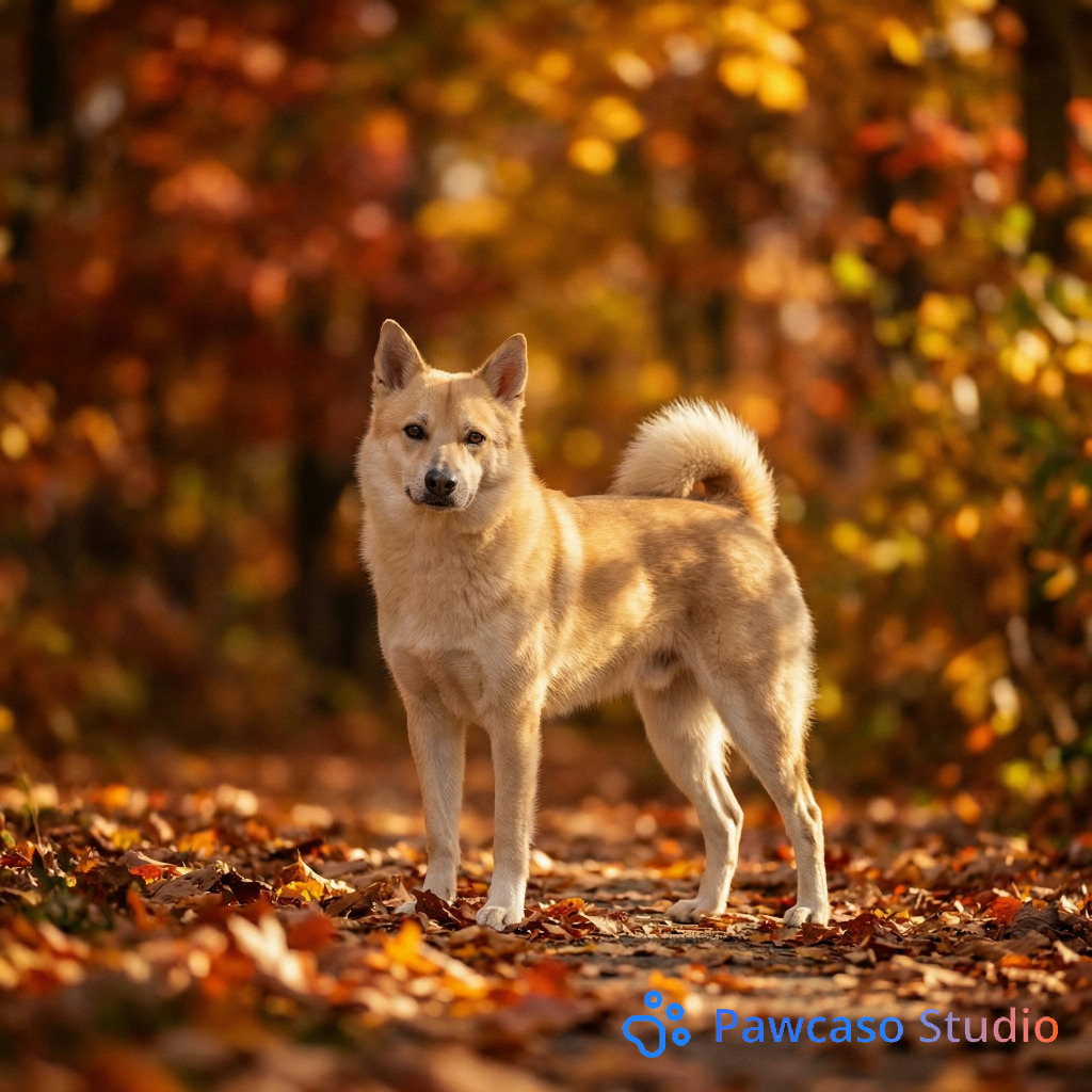 Loki's Autumn Foliage portrait
