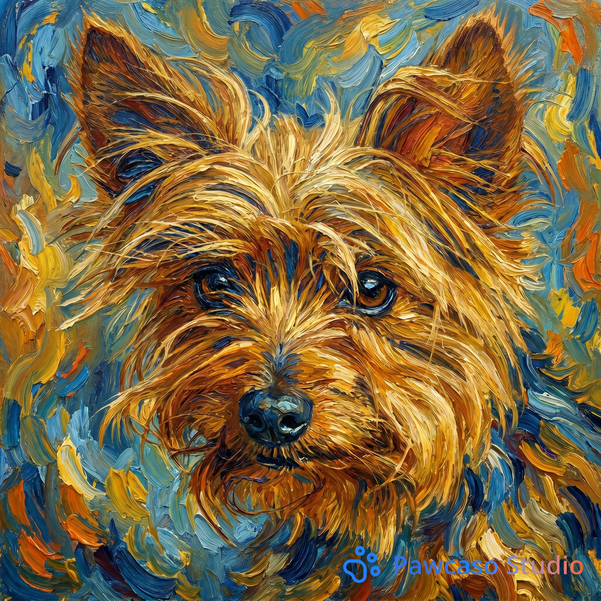 Taz's Van Gogh portrait