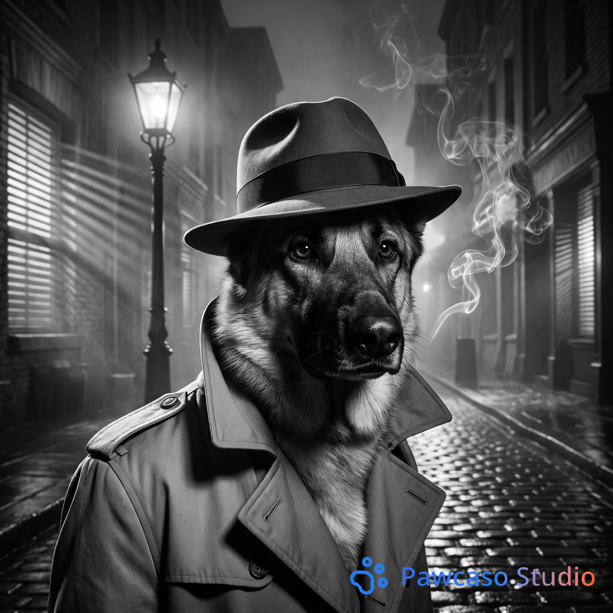 Magic's Film Noir Detective portrait