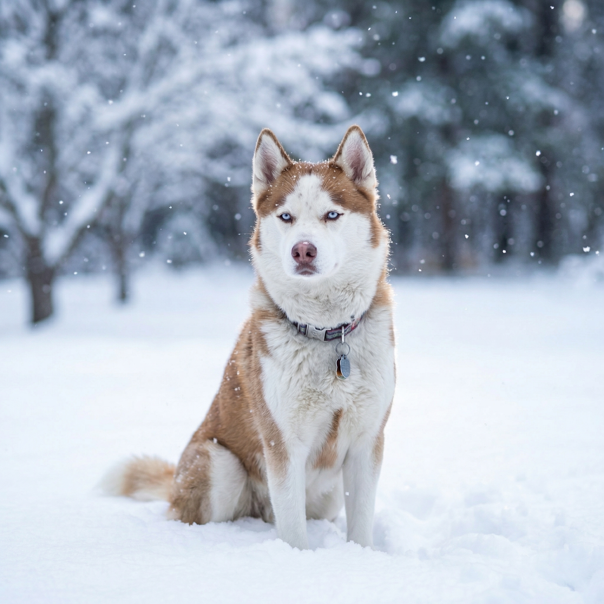 Mars's Winter Snow portrait