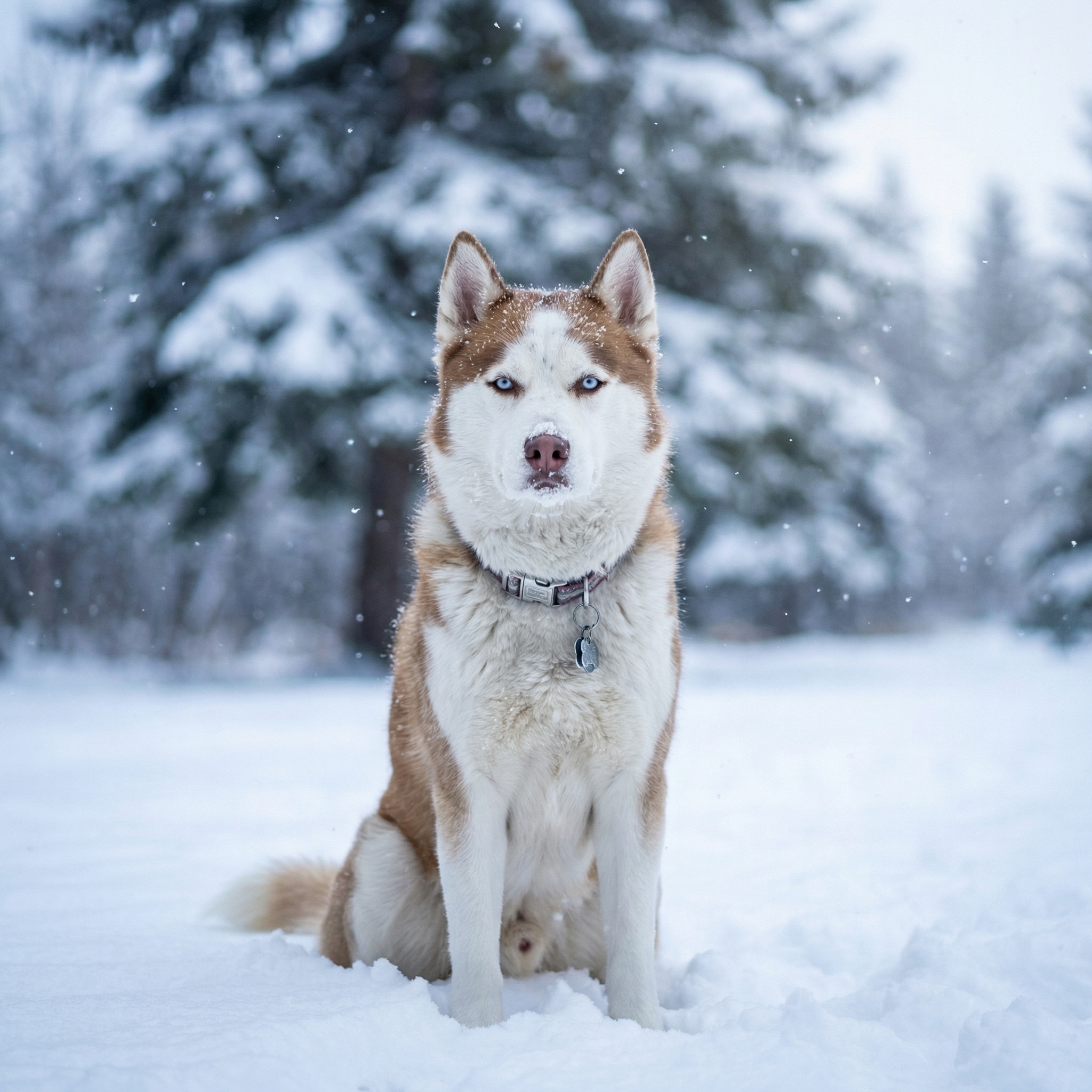 Mars's Winter Snow portrait