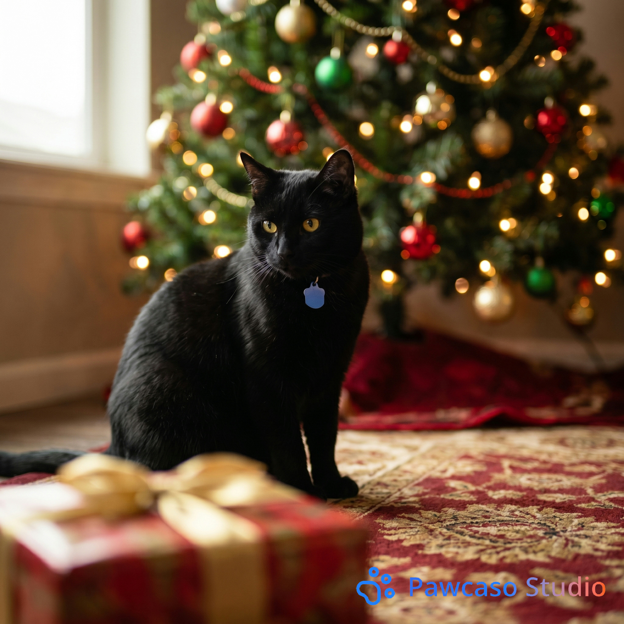 Bruce's Christmas Indoor portrait
