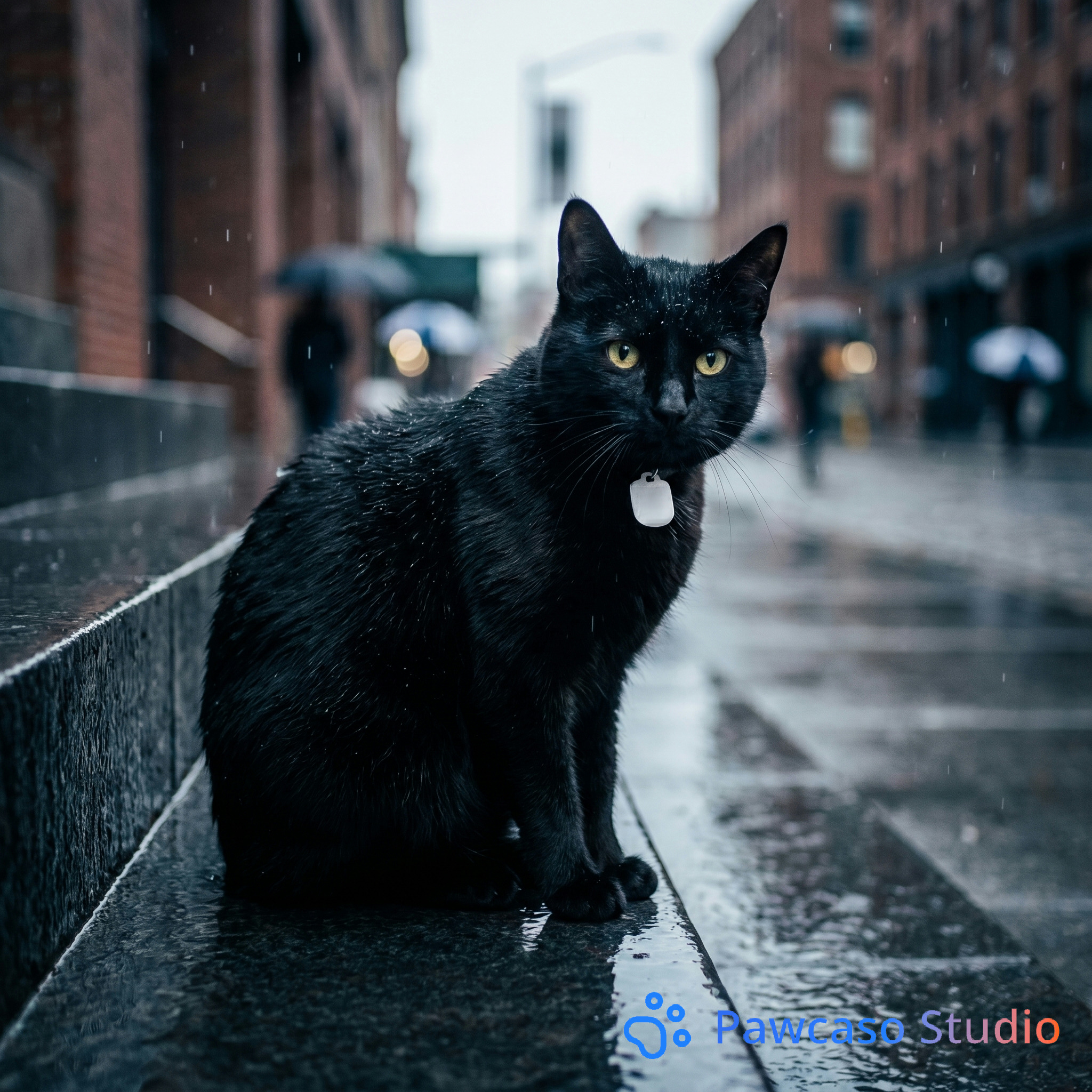 Bruce's Rainy Mood portrait