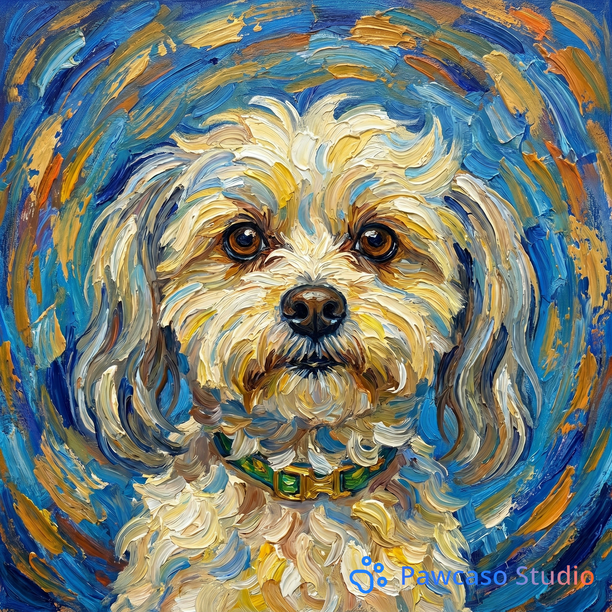 Finn's Van Gogh portrait