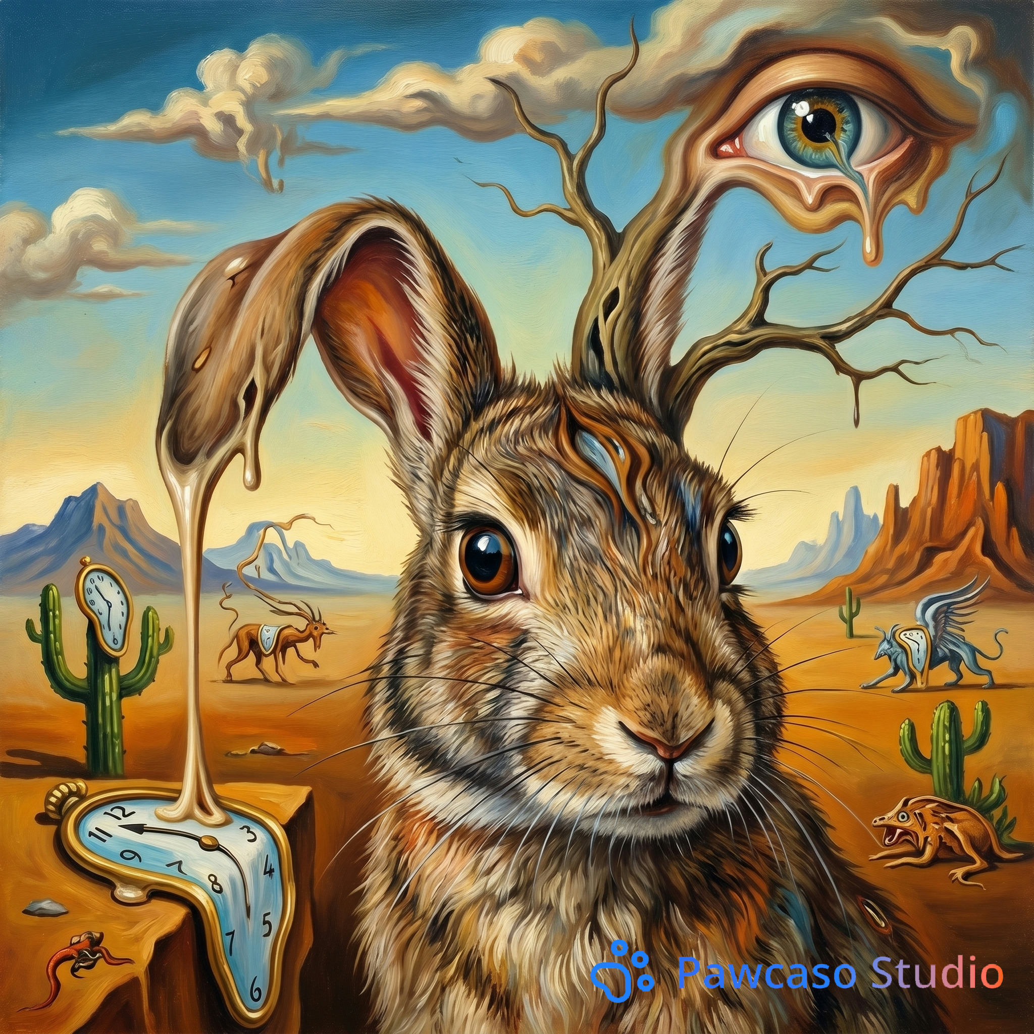 Thumper's Dali portrait