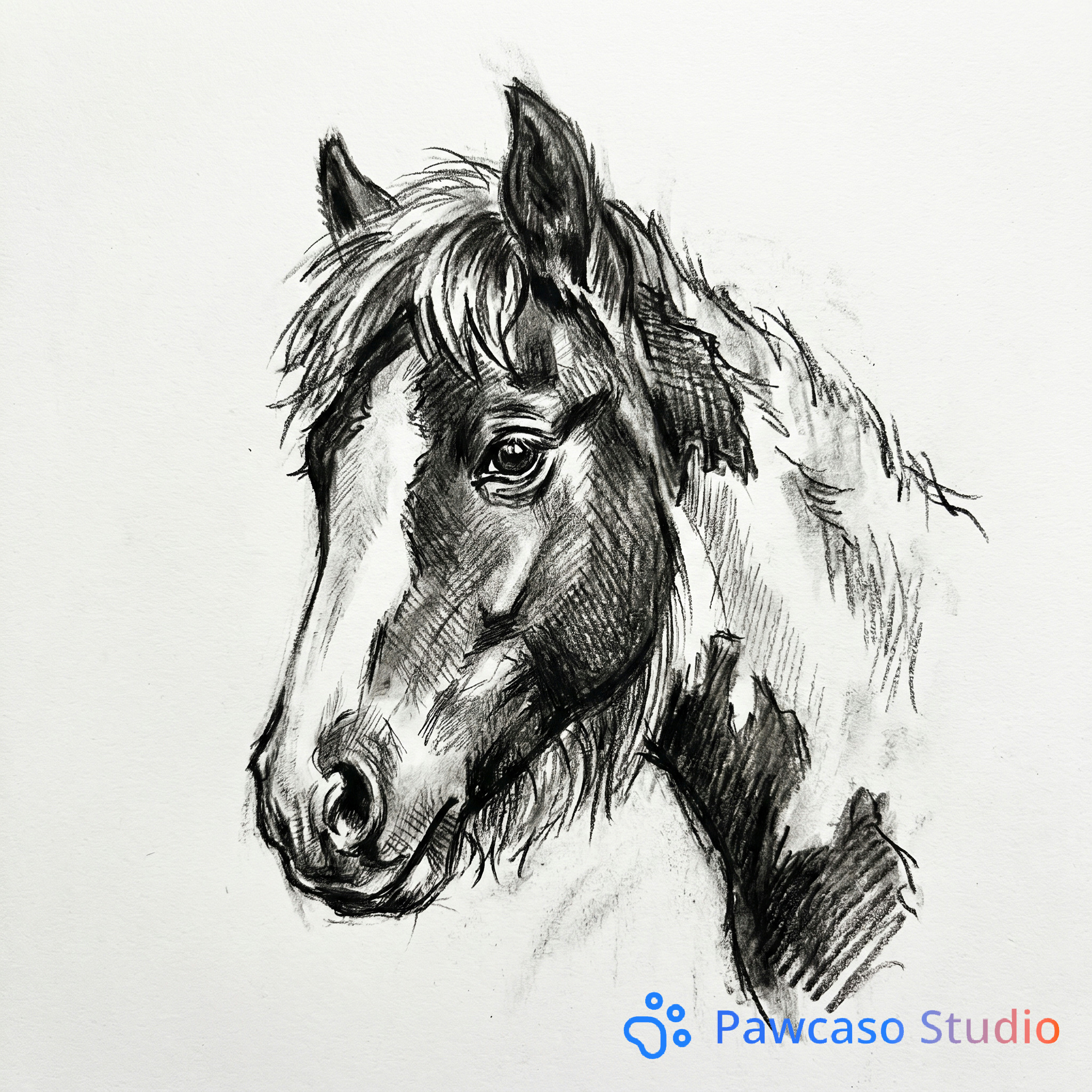 Snoopy's Charcoal portrait