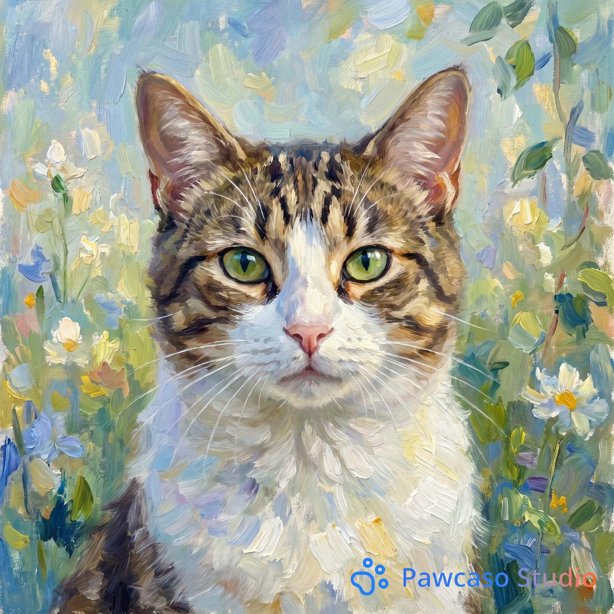 Buddy's Monet portrait