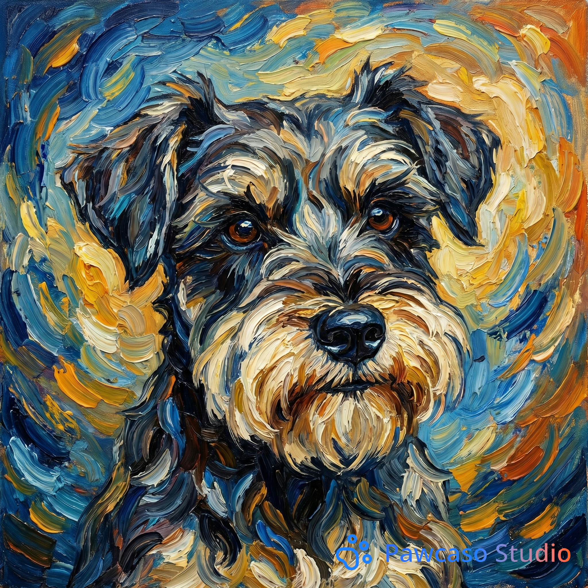Max's Van Gogh portrait