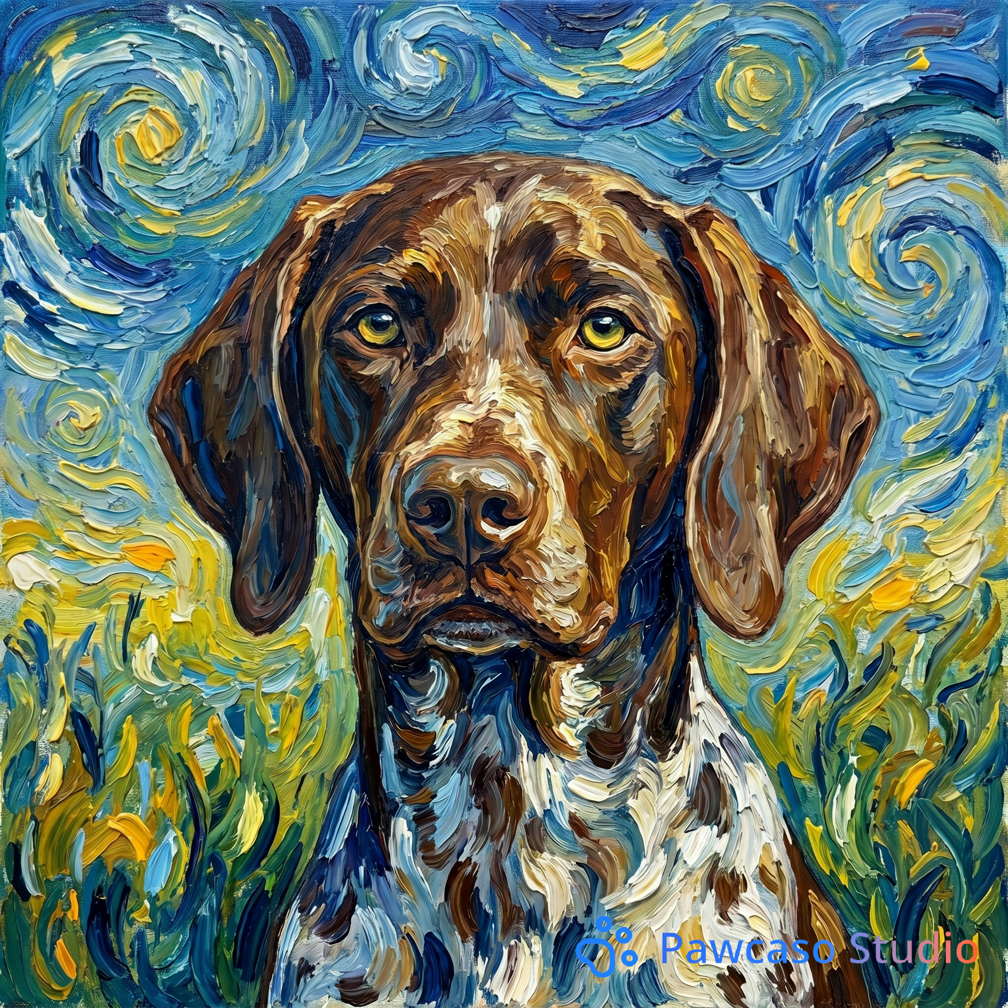 Willa's Van Gogh portrait