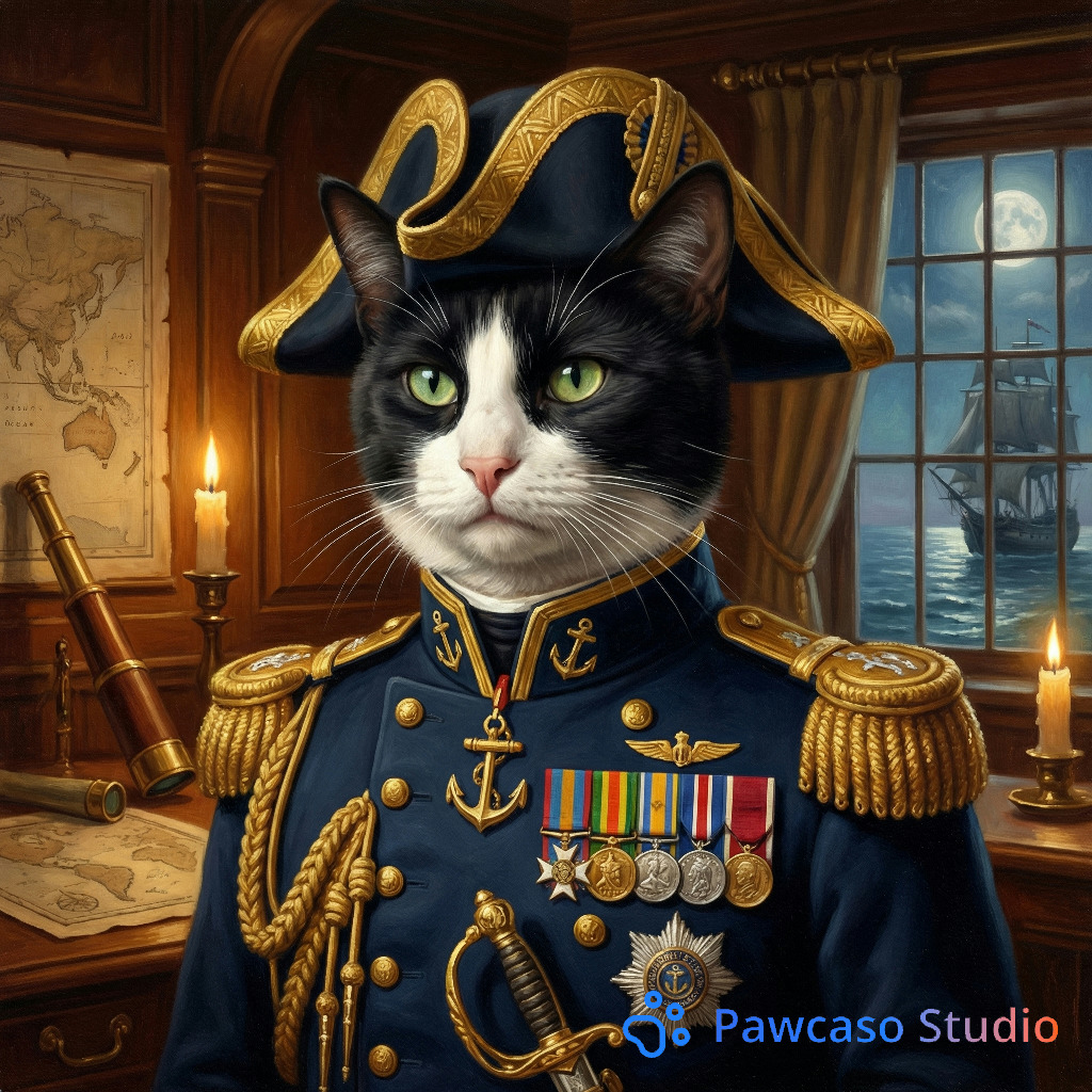 Eiffel's Admiral portrait