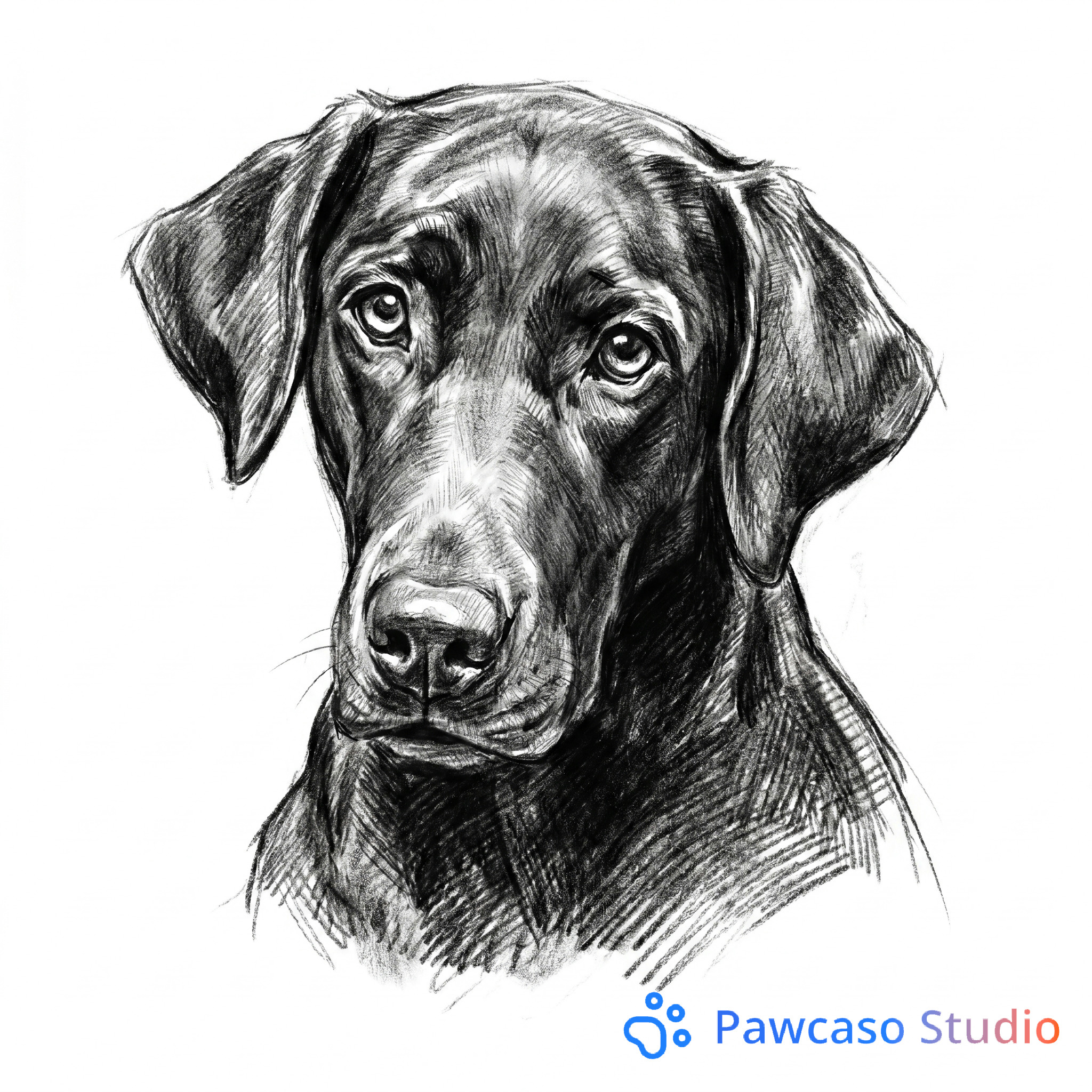 Lucy's Charcoal portrait