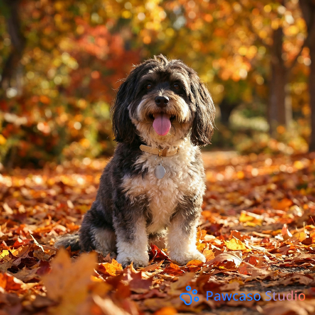 Izzy, Ben & Winston's Autumn Foliage portrait