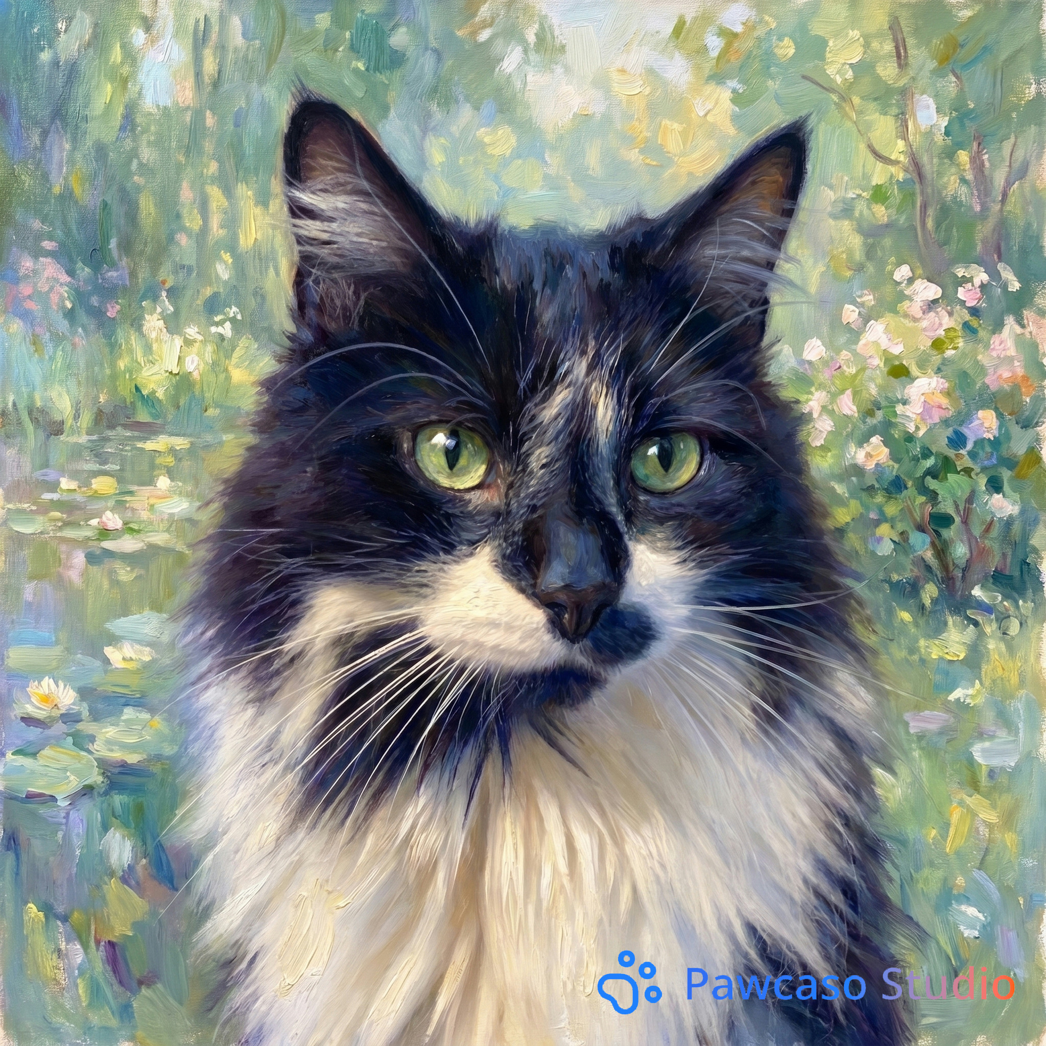 Blazer's Monet portrait