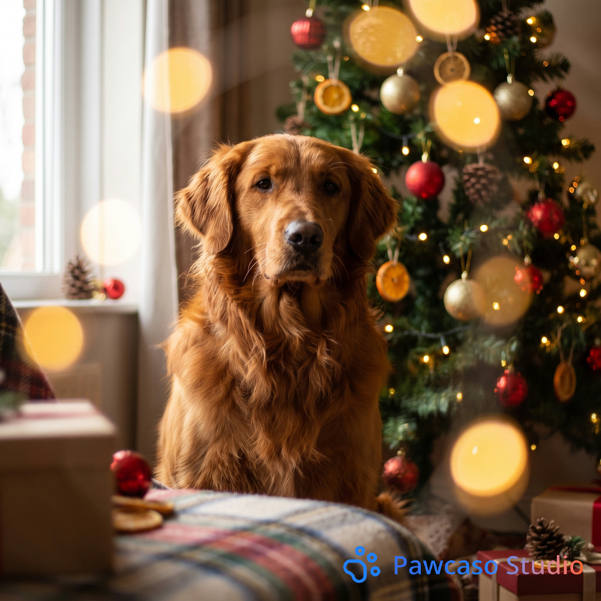 Dillan's Christmas Indoor portrait