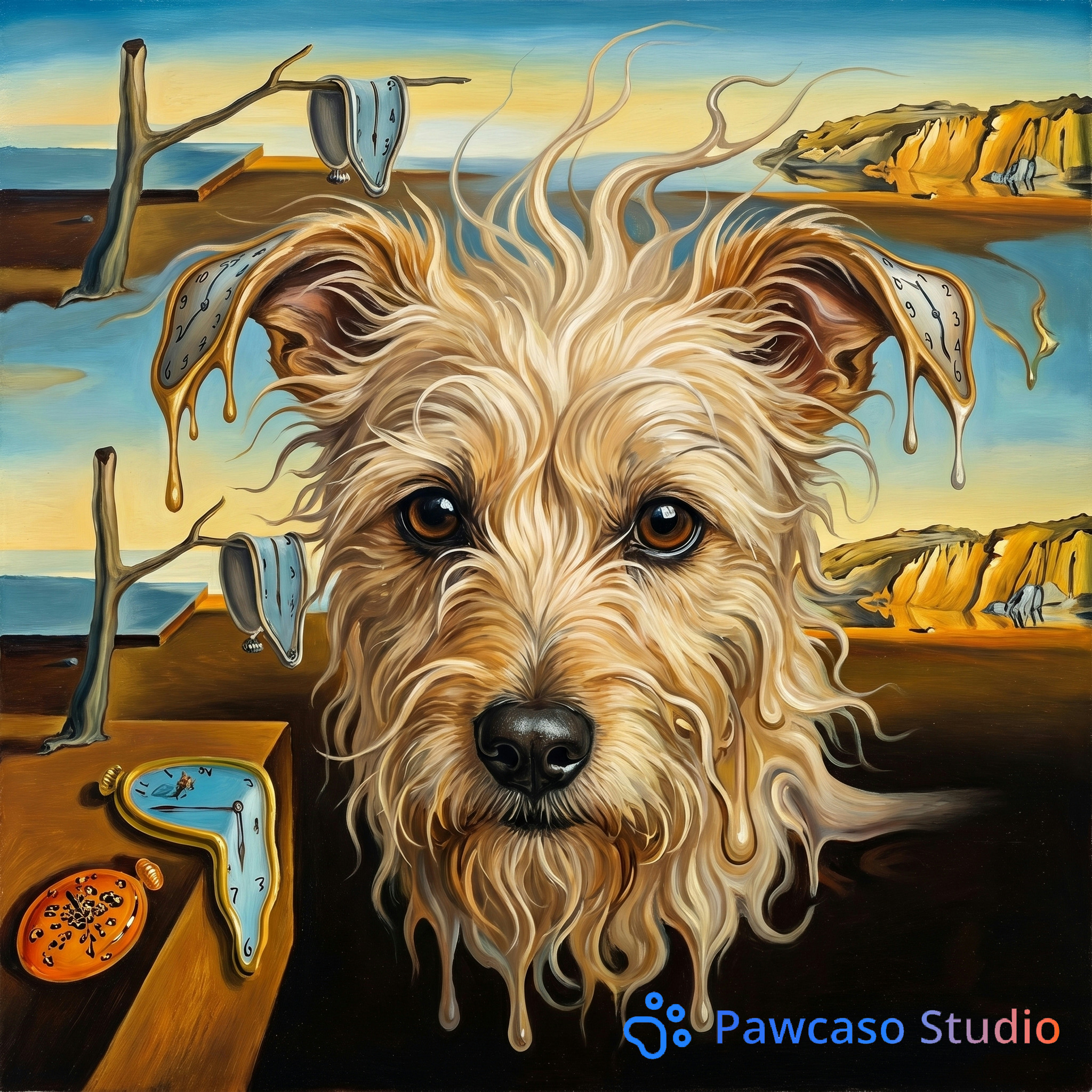 Annie's Dali portrait