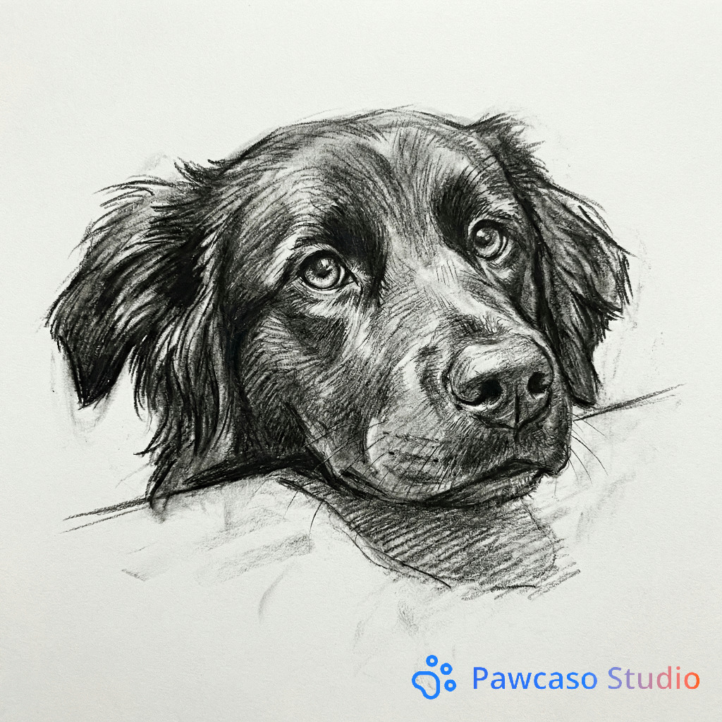 Willow's Charcoal portrait