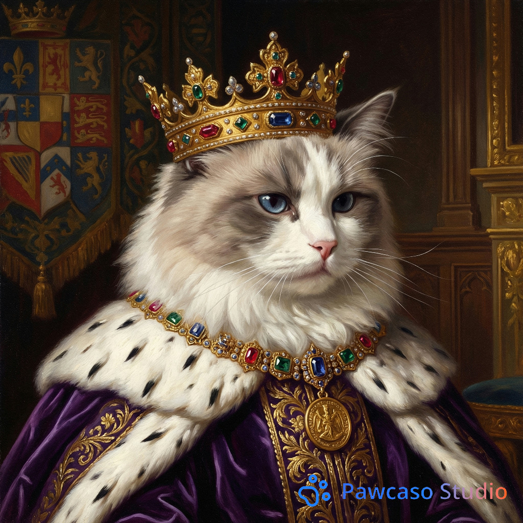 Ollie's Royal portrait