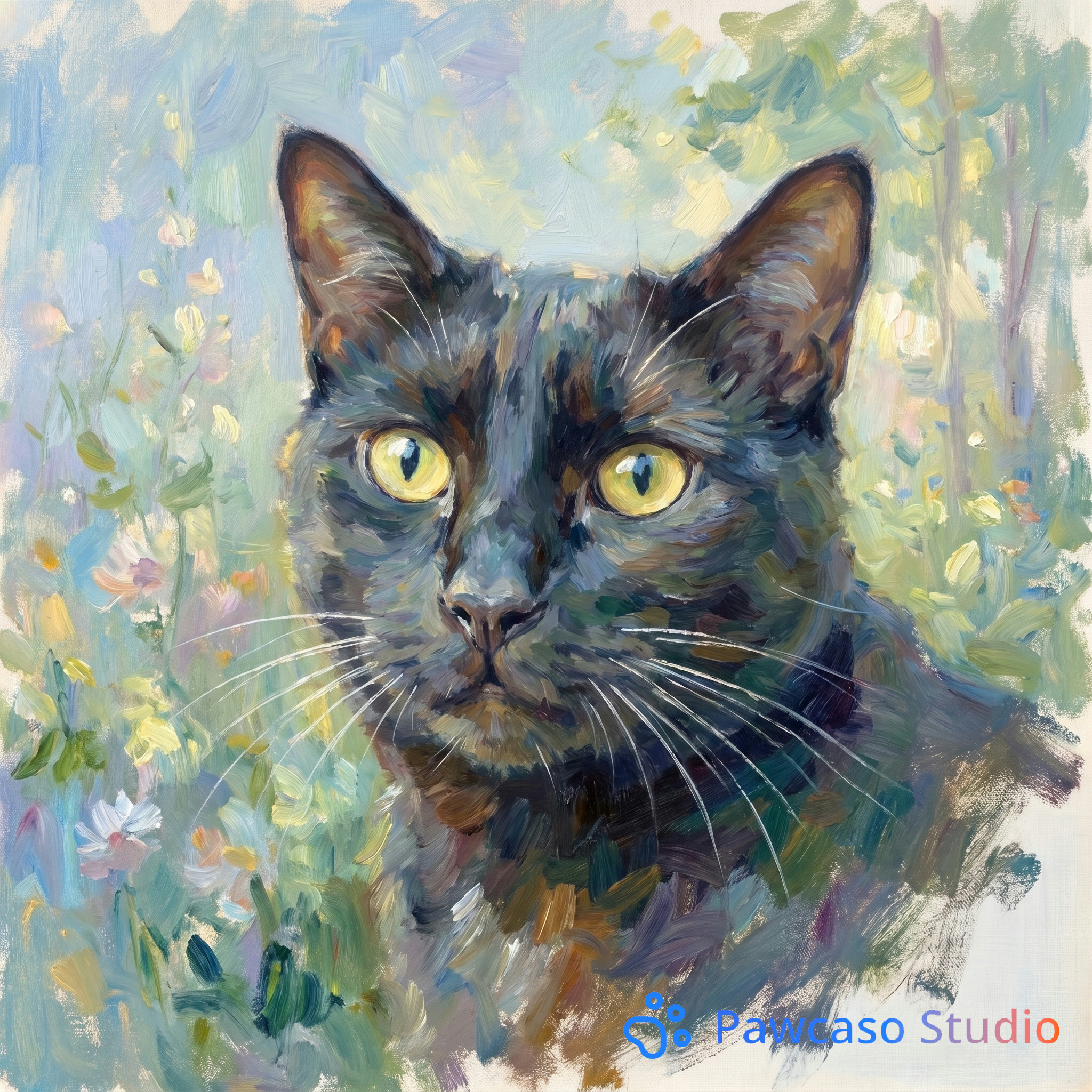 Hans's Monet portrait