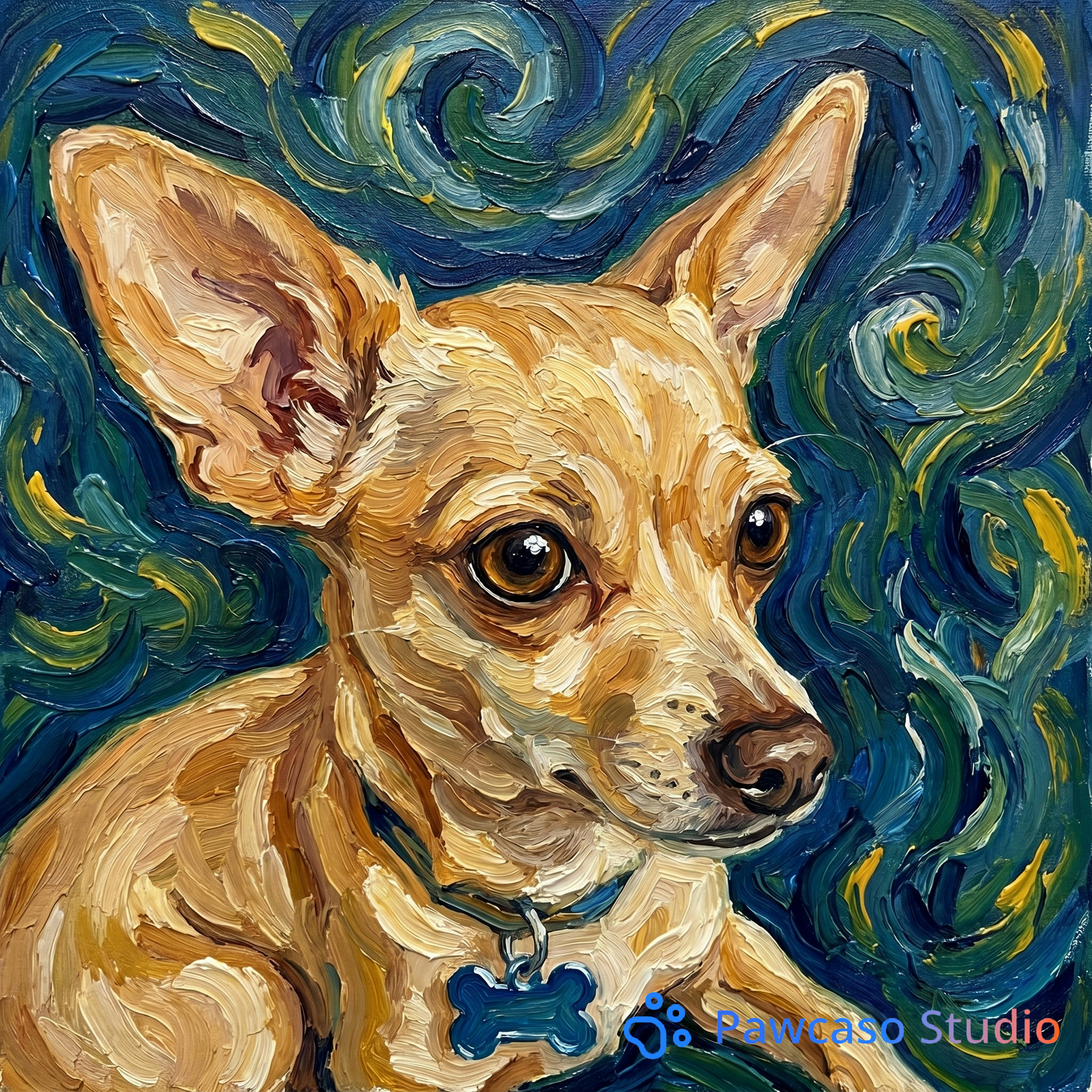 Emily Ann's Van Gogh portrait