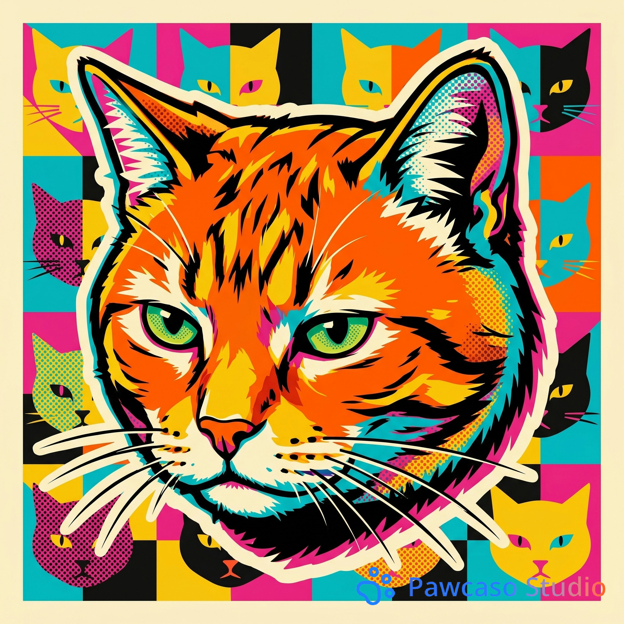 Princess yum yum's Warhol portrait