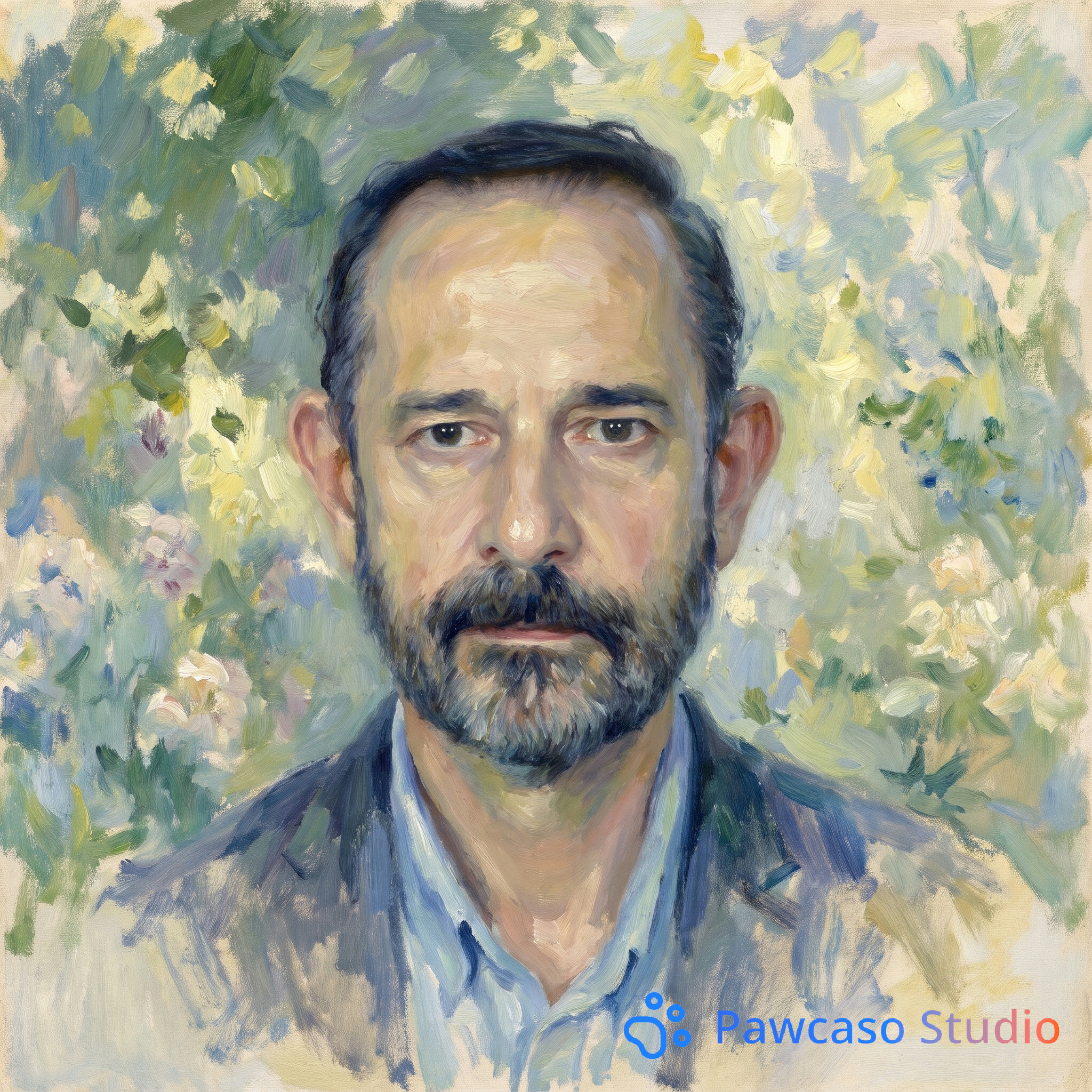 George's Monet portrait