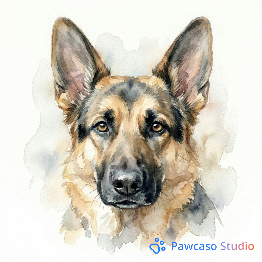 Cece's Watercolor portrait