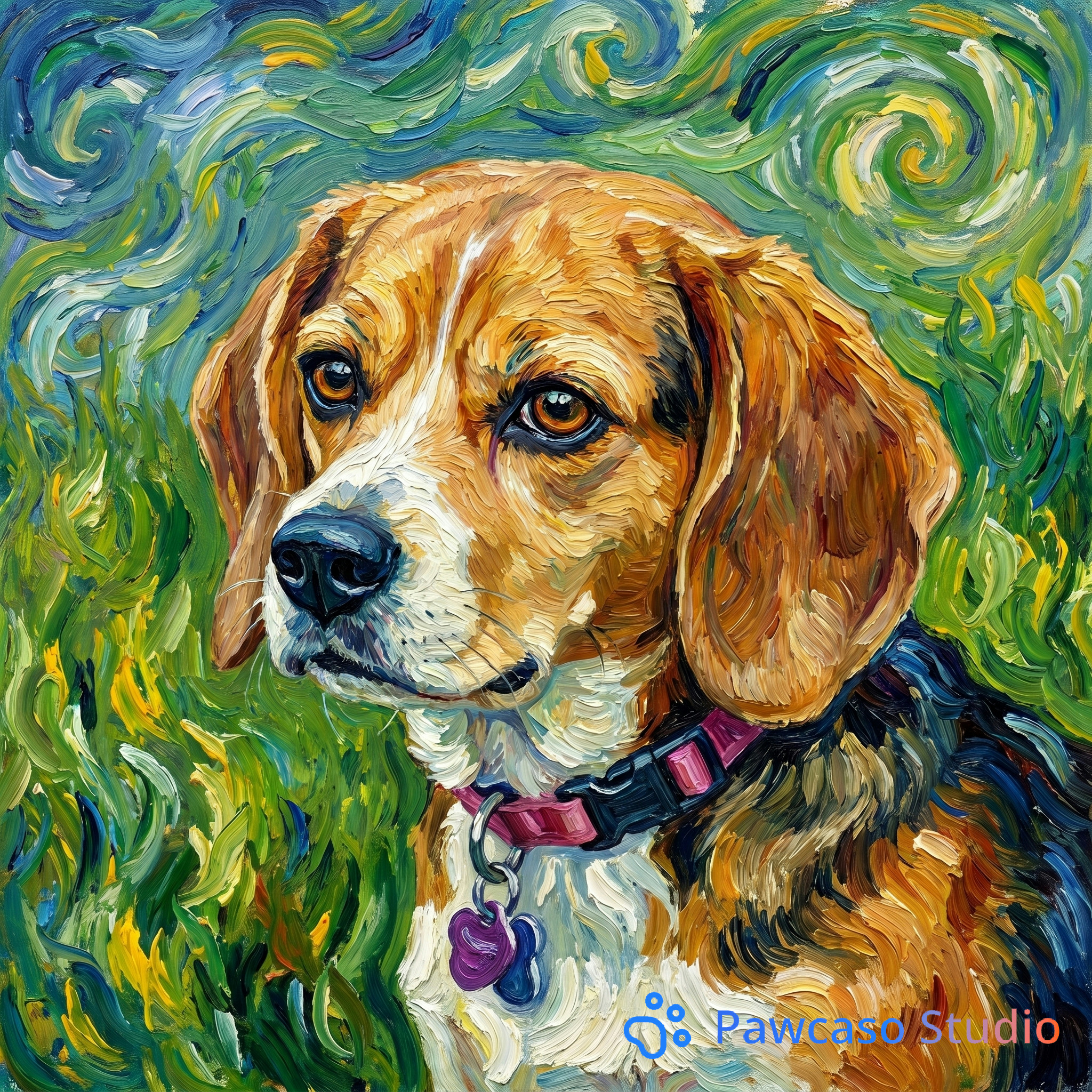 Lucky's Van Gogh portrait