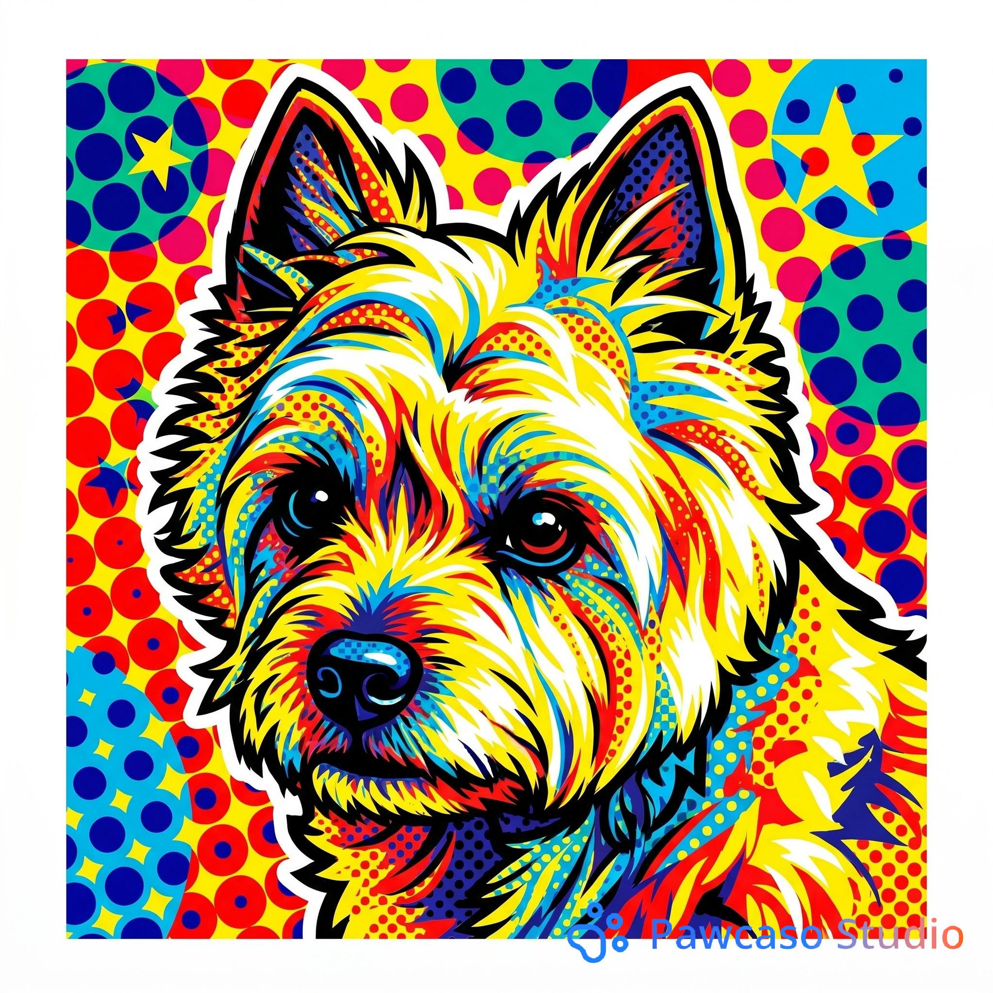 Myka's Warhol portrait