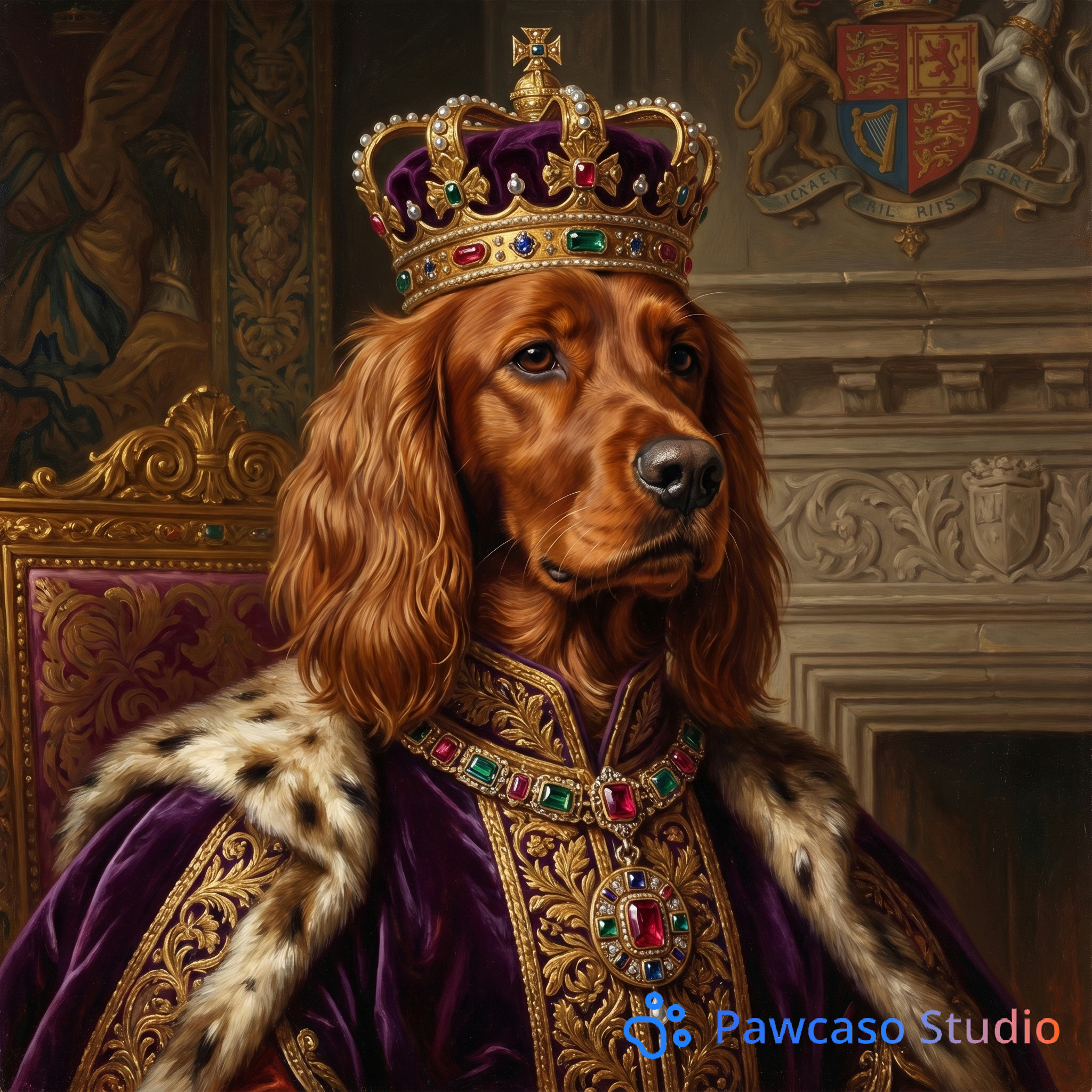 Dougal's Royal portrait