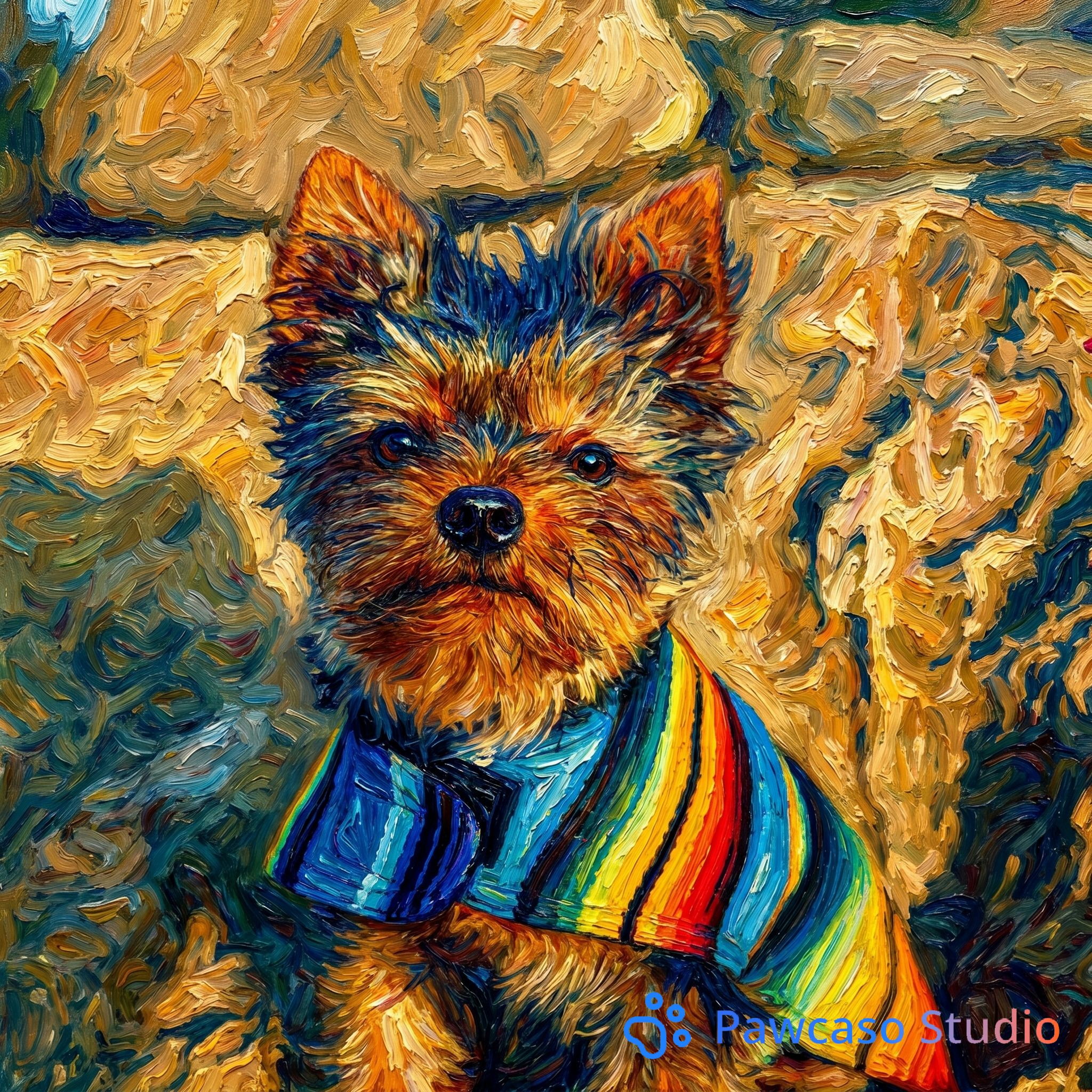 Malcolm's Van Gogh portrait