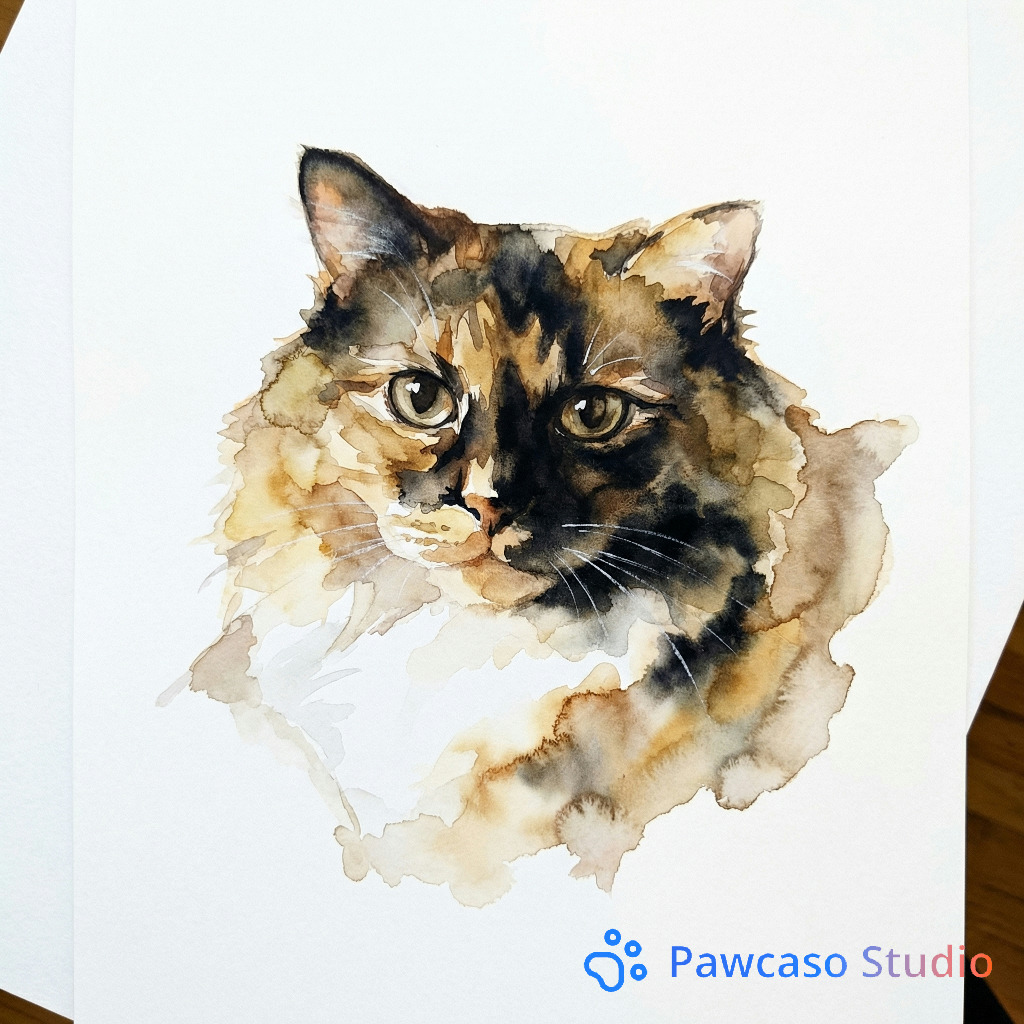 Chingu's Watercolor portrait