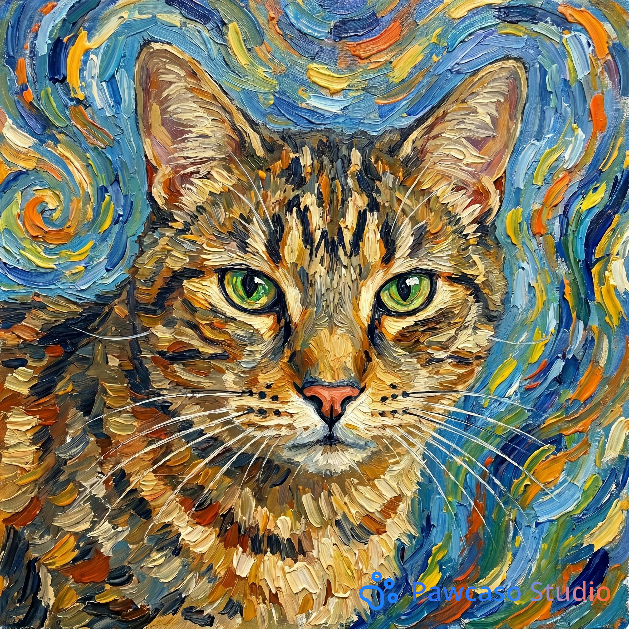 Misha's Van Gogh portrait