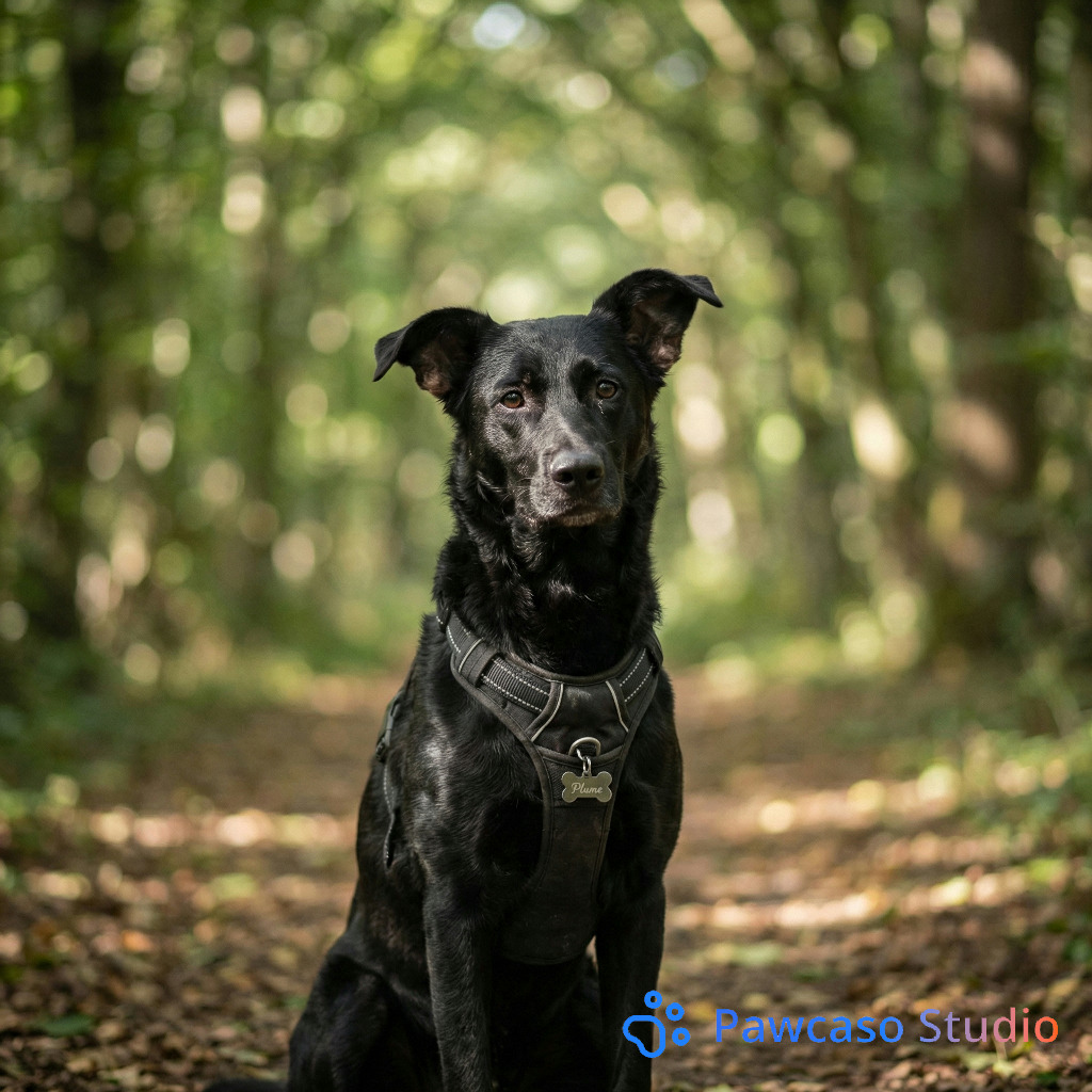 Plume's Forest Bokeh portrait