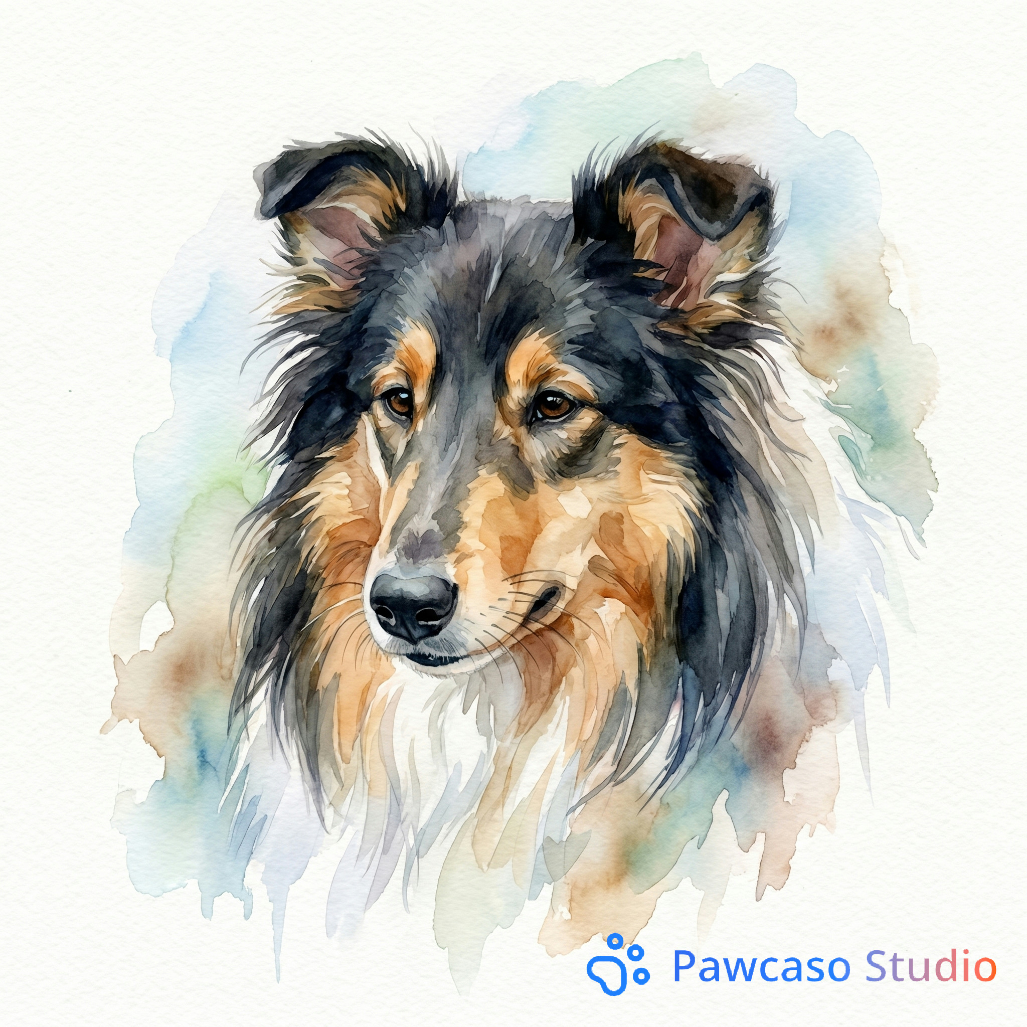 Cara's Watercolor portrait