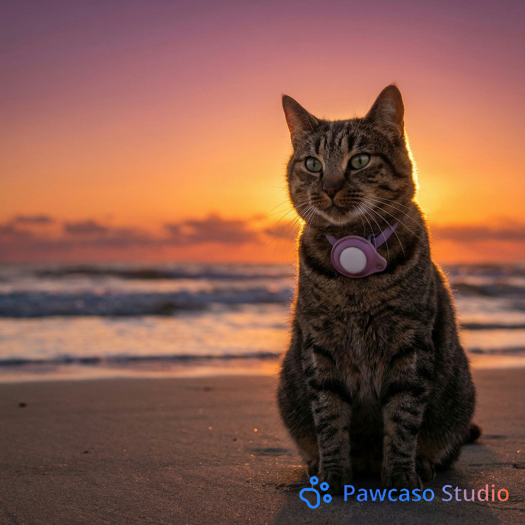 Uh's Beach Sunset portrait